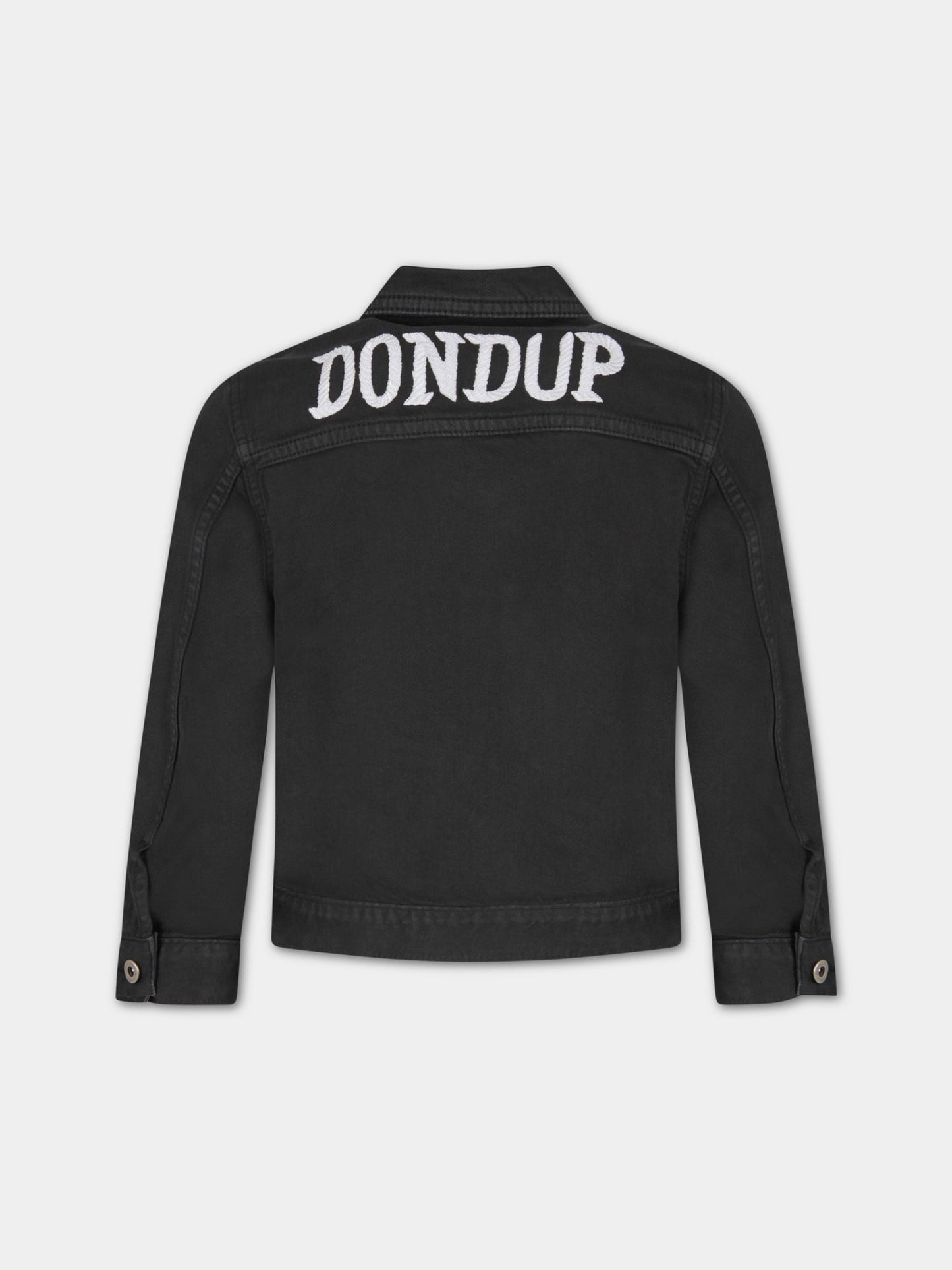 Giacca ''Ezekiel'' grigia per bambino con logo,Dondup Kids,BJ172 BSE027B PTDW 992