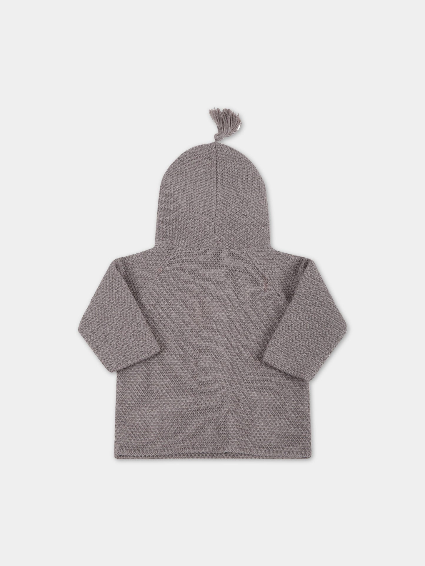 Cardigan beige per neonato,Little Bear,3129 TORTORA