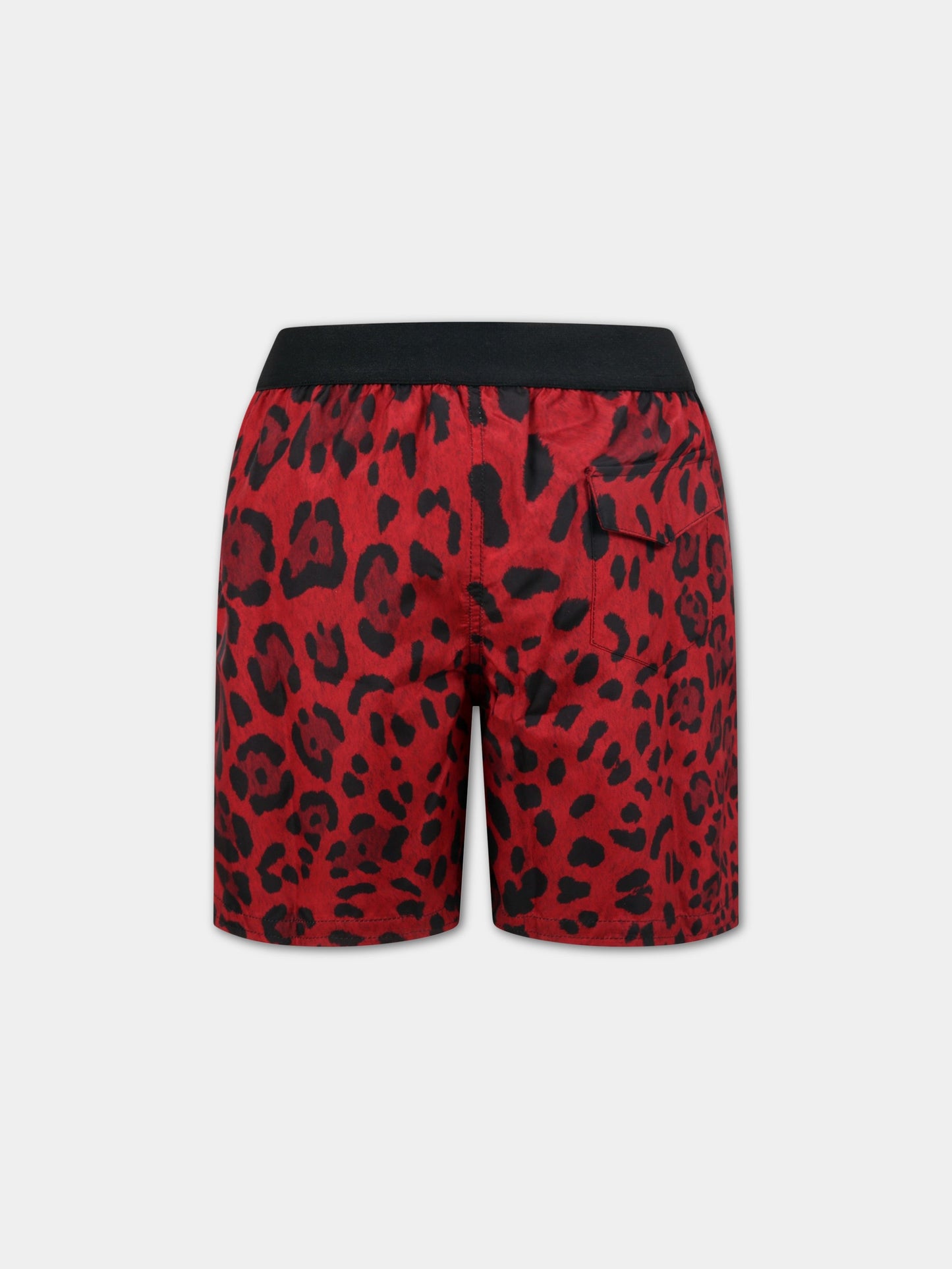 Boxer Mare rosso per bambino++,Dolce & Gabbana Kids,L4J831 G7BQX HRTYN