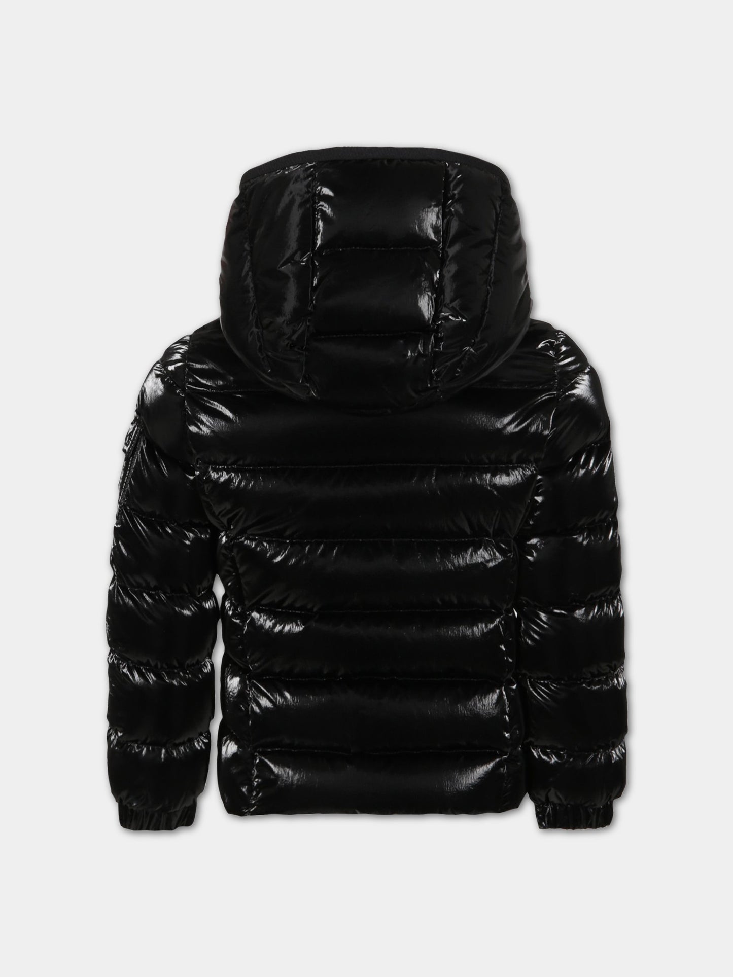 Piumino Bady nero per bambini con patch logato,Moncler Kids,954 1A00106 53A3H 999