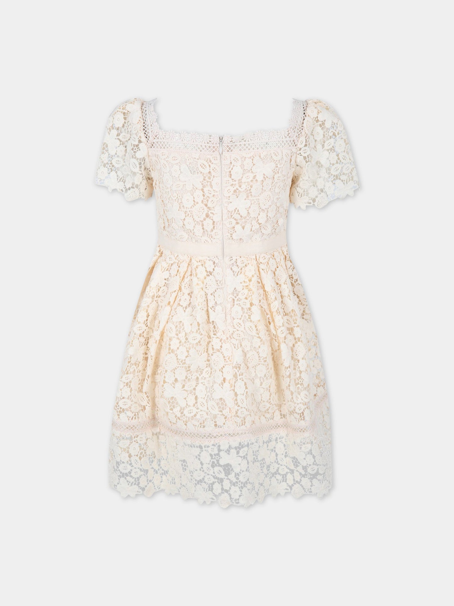 Vestito avorio per bambina,Self-portrait,PF22 724