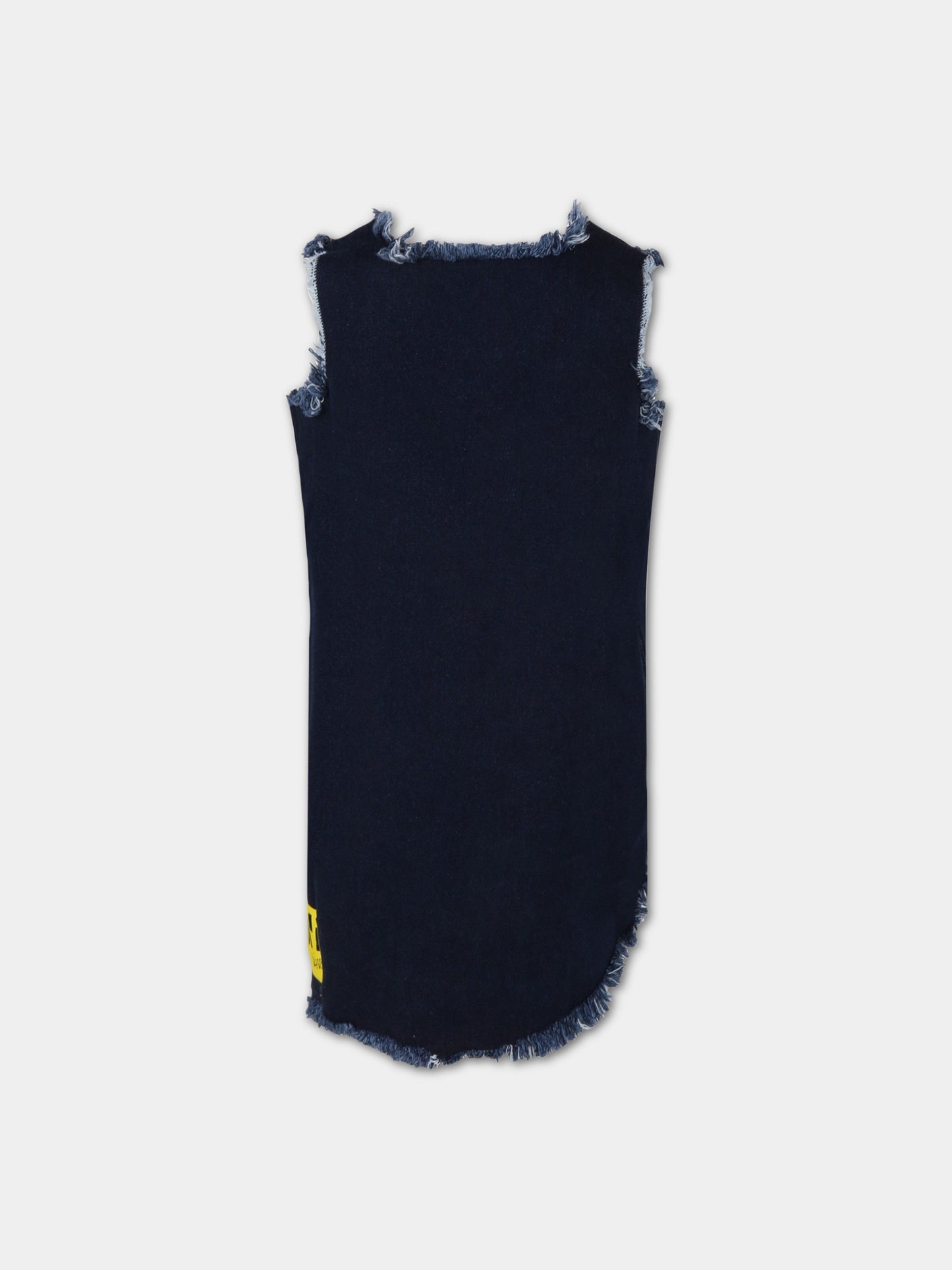 Vestito blu per bambina,Marques Almeida,COREDR0219DNM