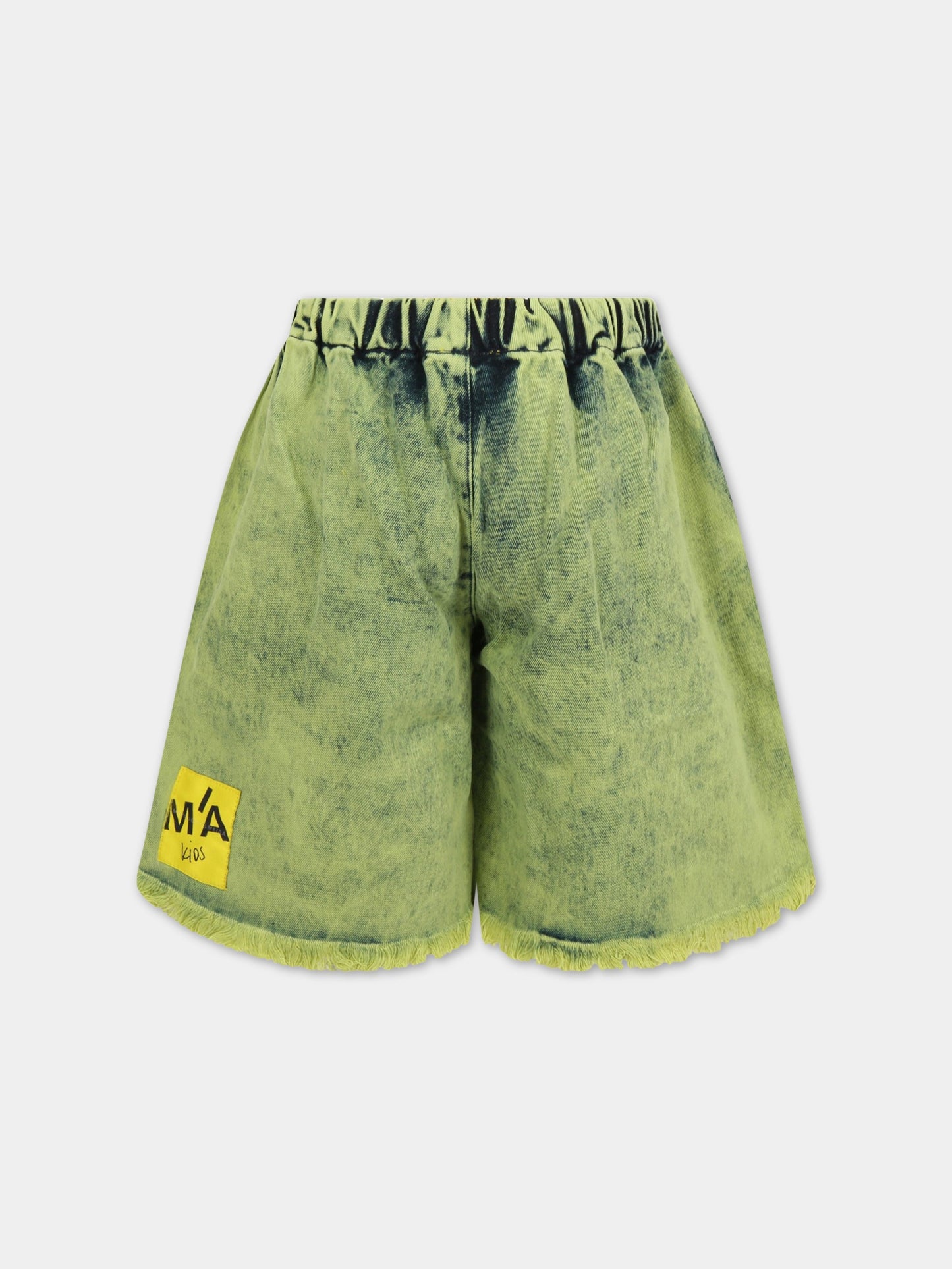 Short verde per bambini,Marques Almeida,AW22KIDSTR0171DND