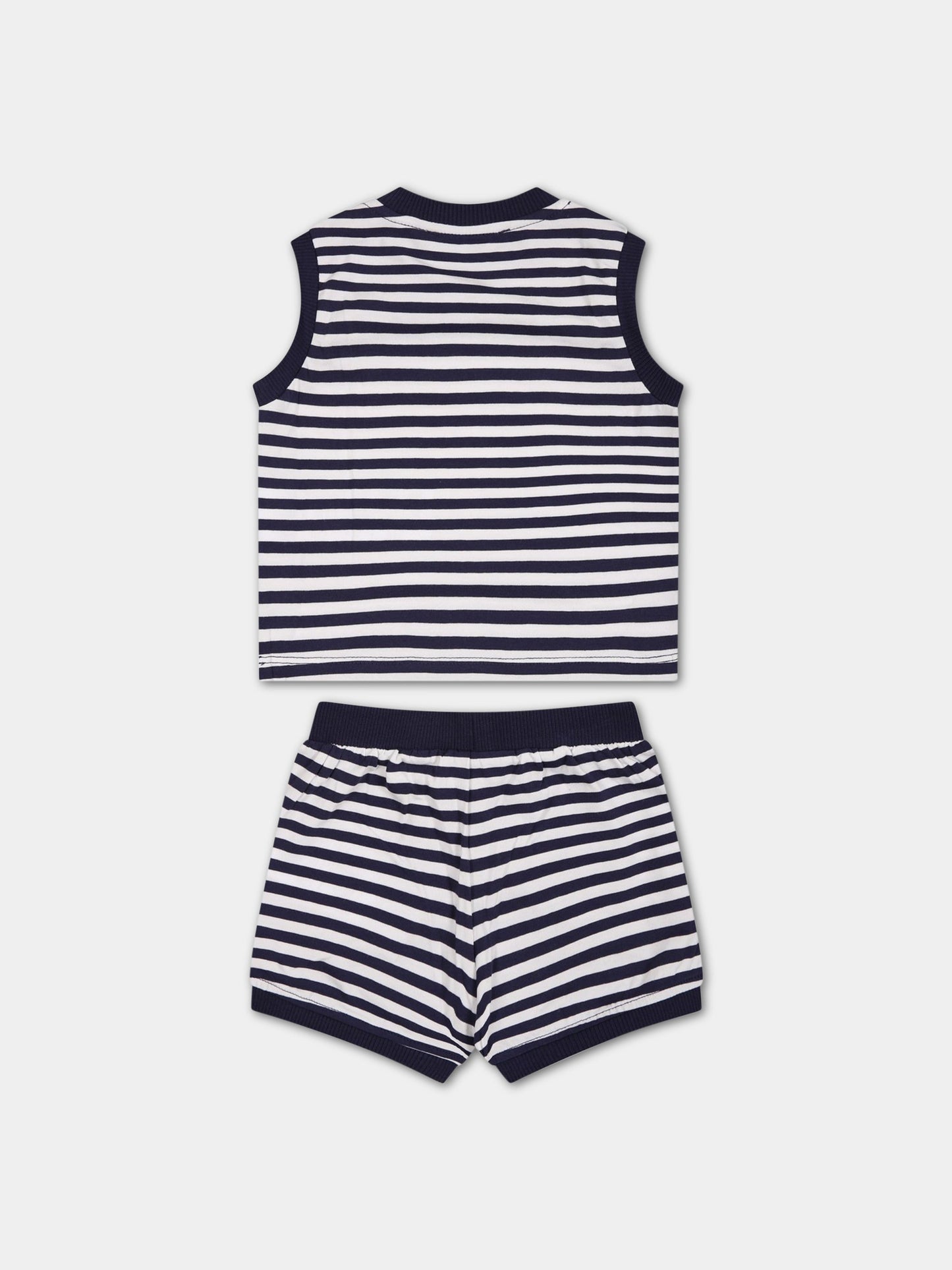 Completo multicolor per neonato con Teddy Bear,Moschino Kids,MUG00U LBE05 83120