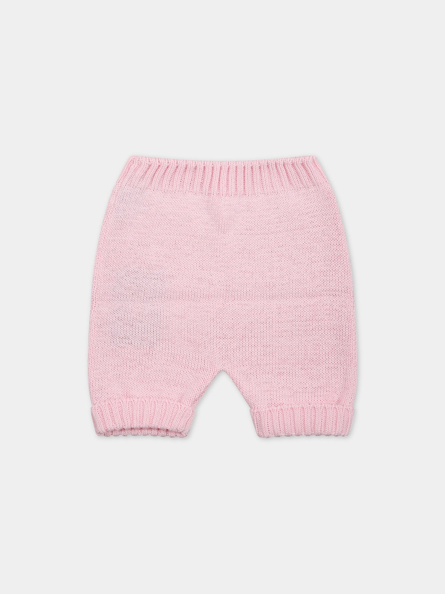 Pantaloni rosa per neonata,Little Bear,6005 ROSA