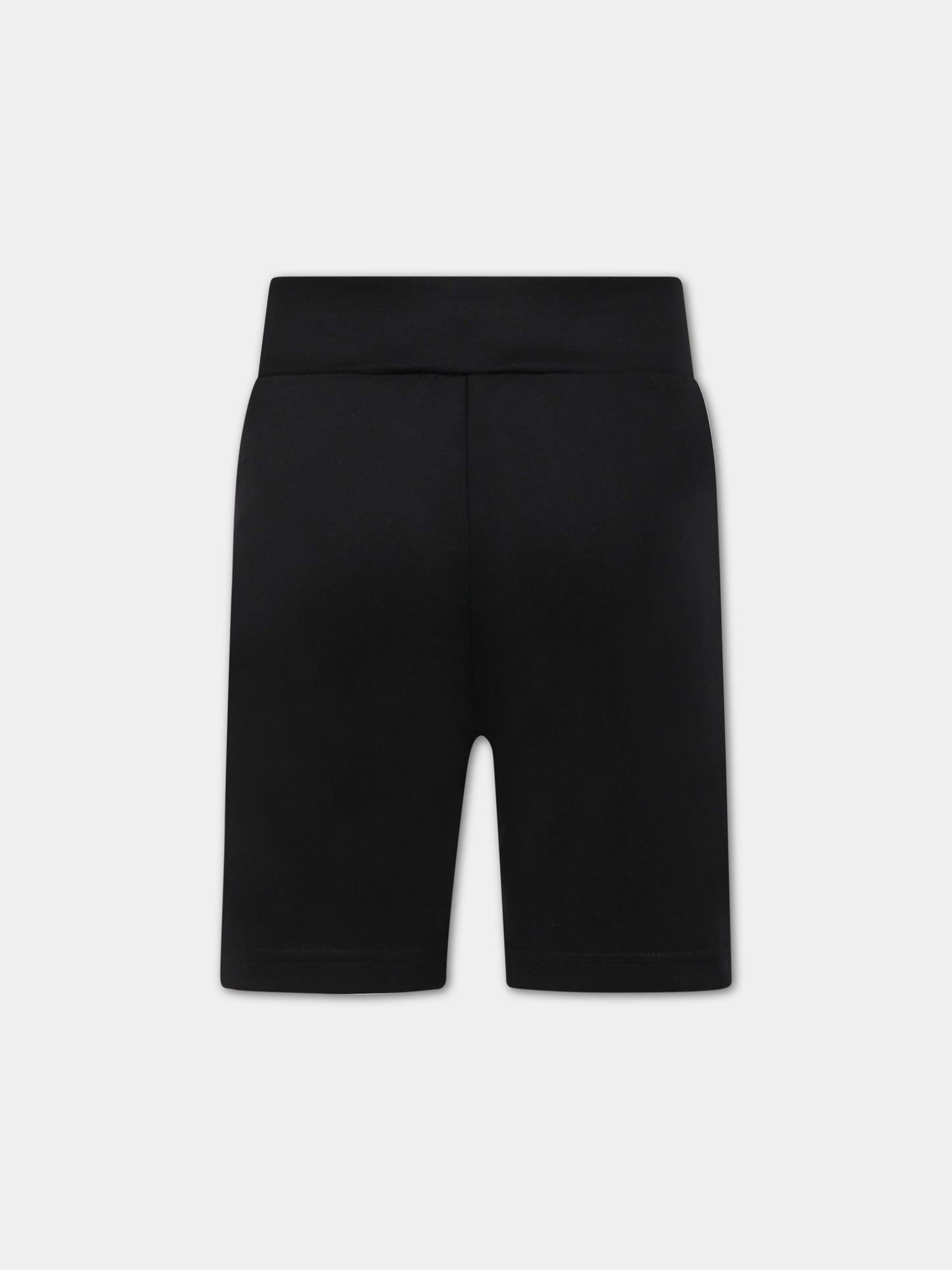 Shorts neri per bambino con logo,Karl Lagerfeld Kids,Z24149 09B