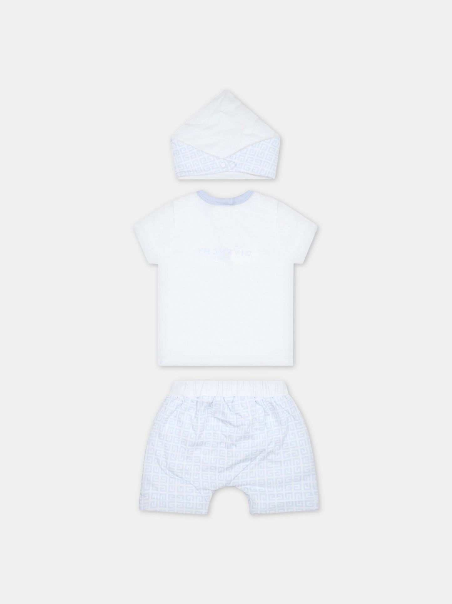 Completo multicolor sportivo per neonato con logo,Givenchy Kids,H98166 771