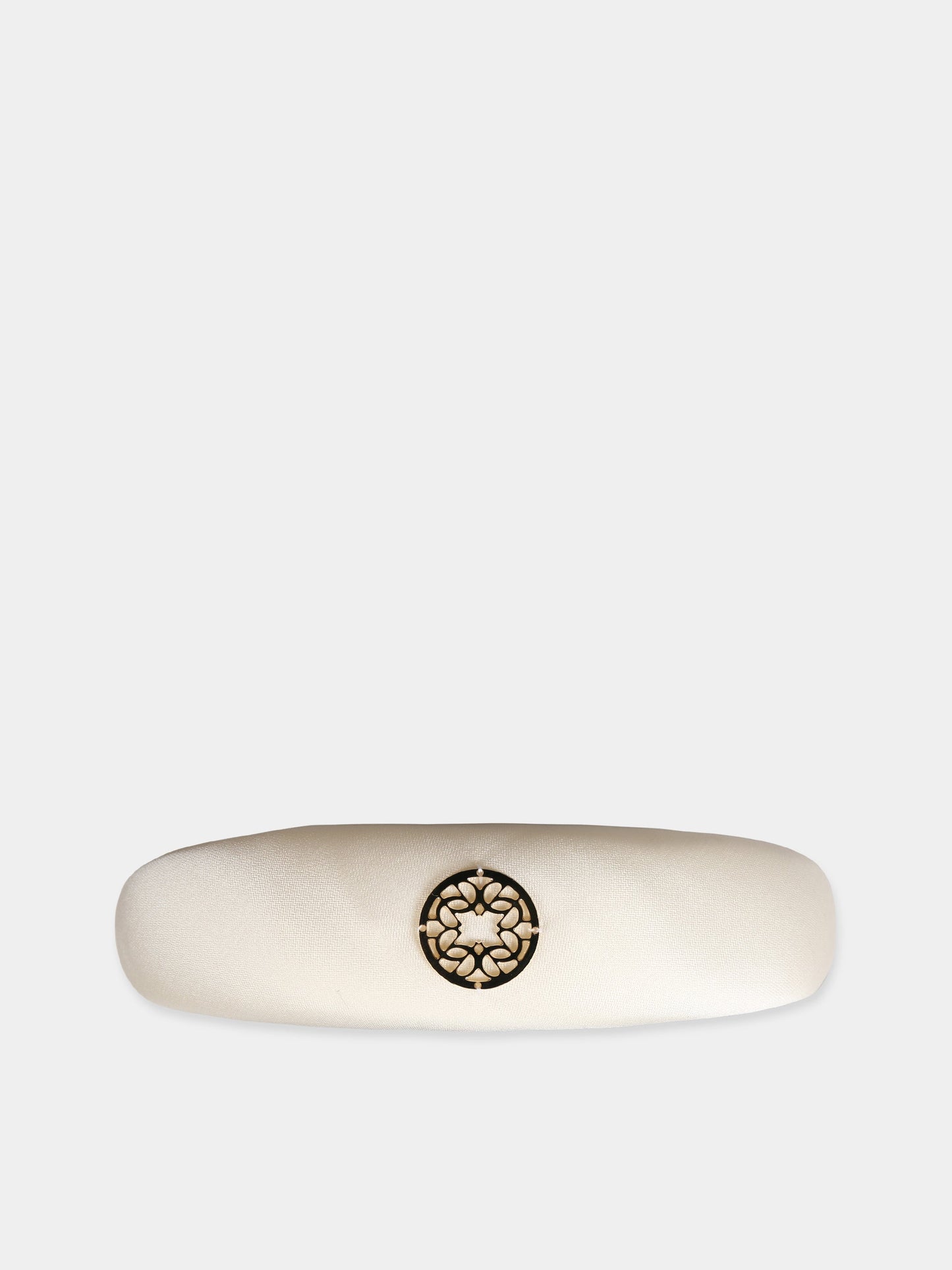 Cerchietto avorio per bambina con logo,Elie Saab,LS0A04 S0004 101