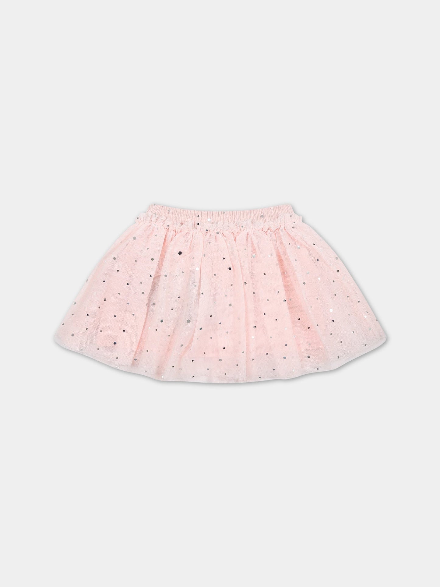 Gonna rosa per neonata con paillettes,Stella Mccartney Kids,TS7031 Z1227 501