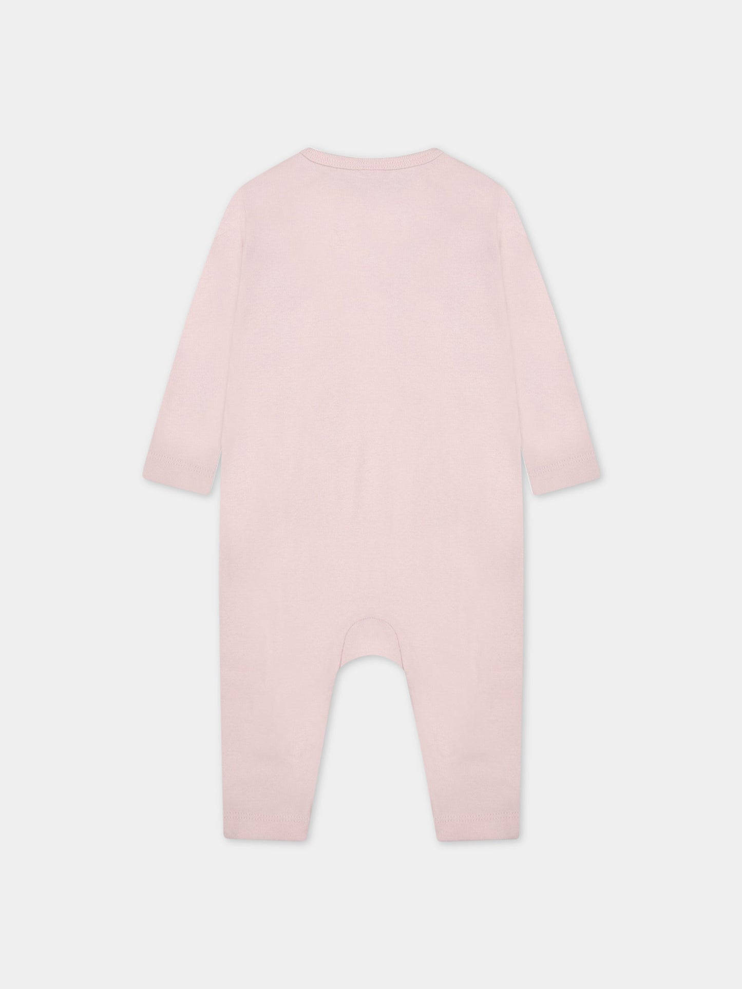 Set rosa per neonata con stampa,Stella Mccartney Kids,TSB009 Z1098 503MC
