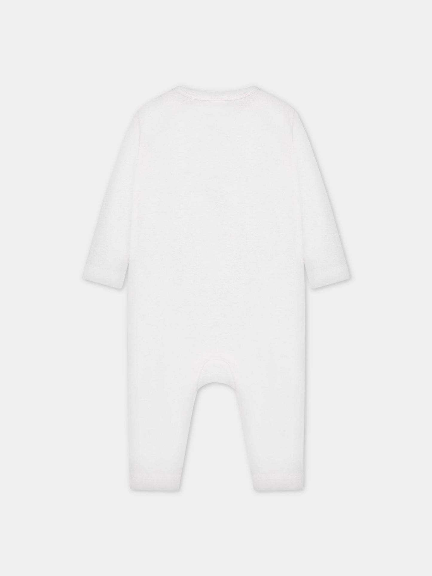 Set bianco per neonato con stampa,Stella Mccartney Kids,TSB509 Z1098 100MC