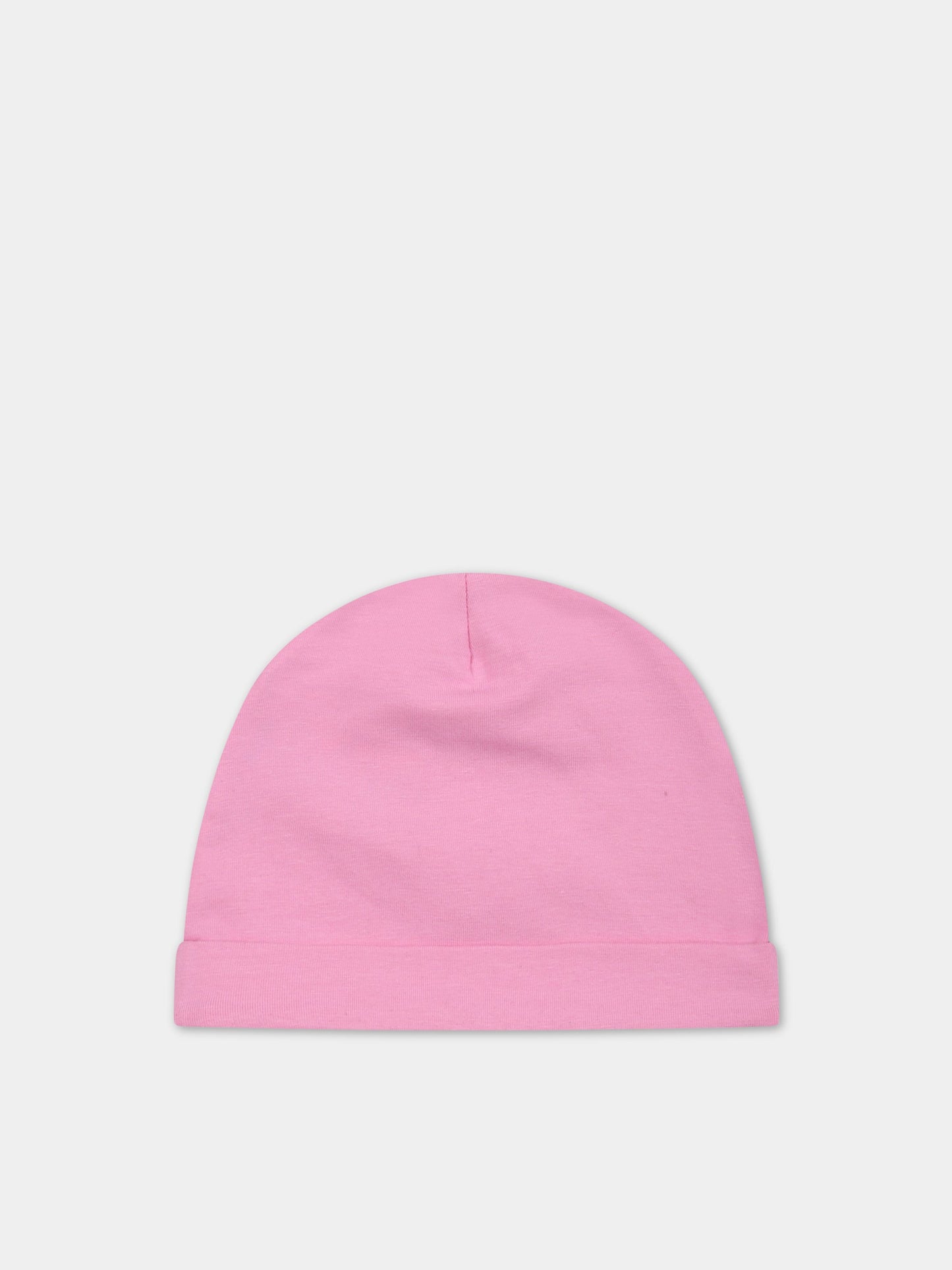 Set rosa per neonata con logo viola,Msgm Kids,MS029364 042