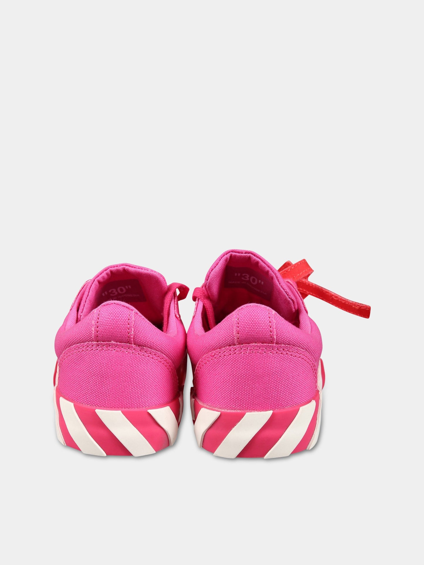 Sneakers fucsia per bambina con iconiche frecce,Off White,OGIA001S23FAB0013201