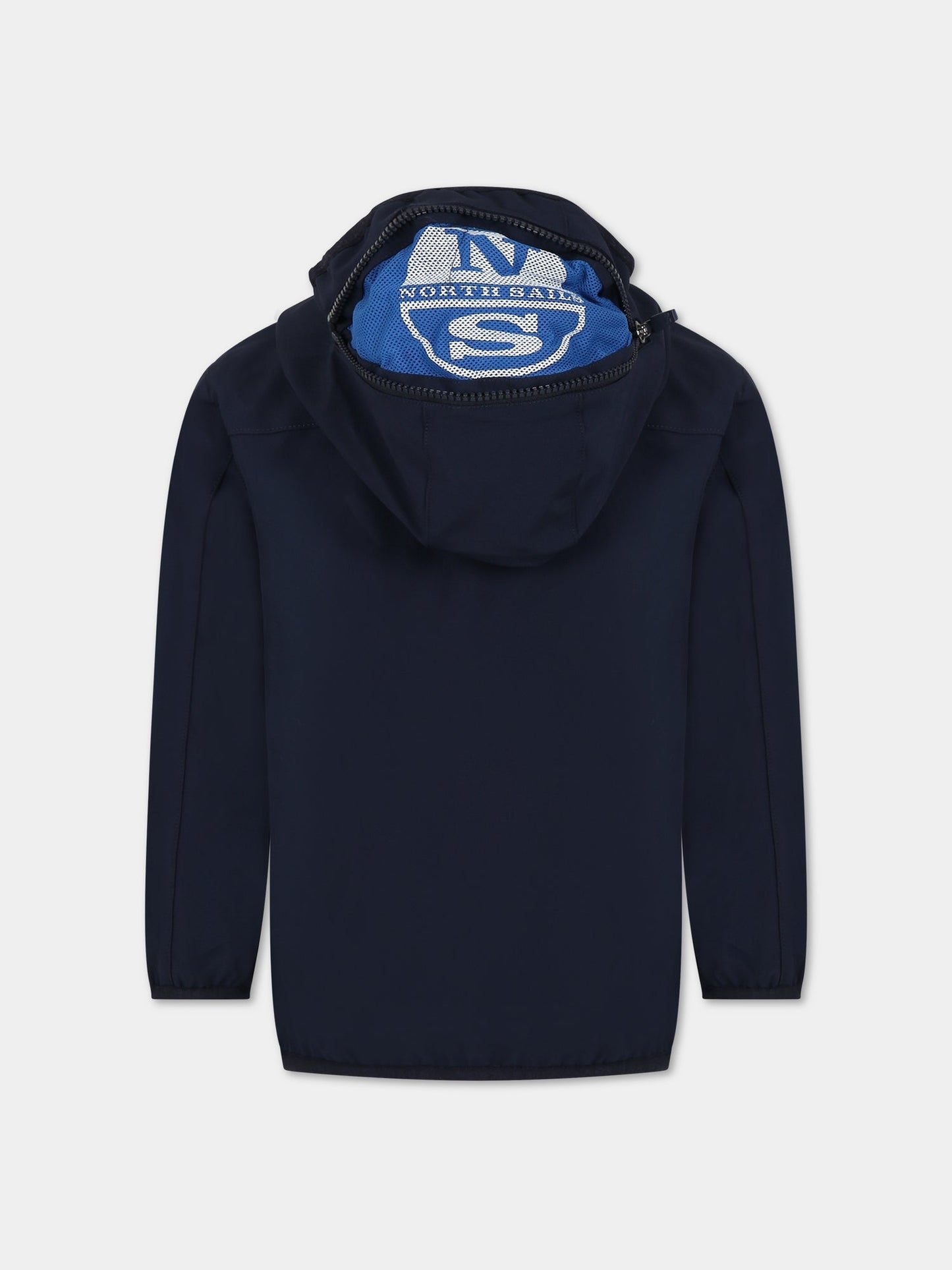 Giubbotto blu per bambino con logo,North Sails,701900 000 0802