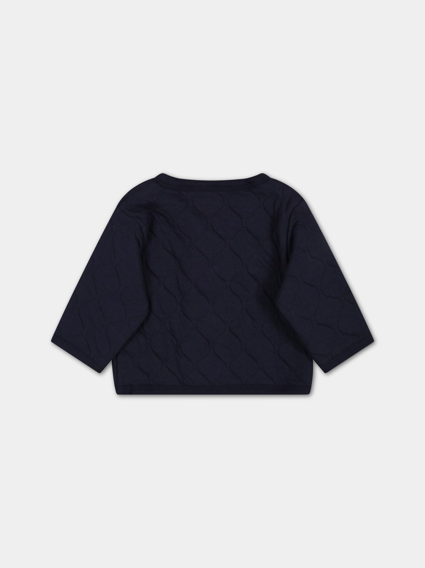 Cardigan blu per neonato,Petit Bateau,A0779 SMOKING