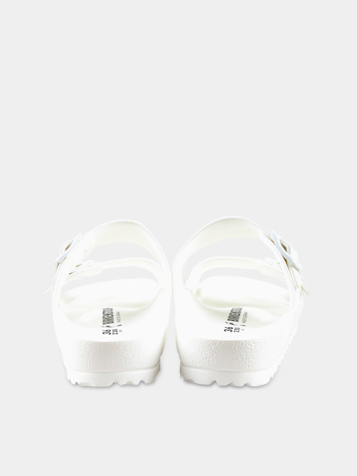 Sandali bianchi Arizona Eva per bambini con logo,Birkenstock,129443