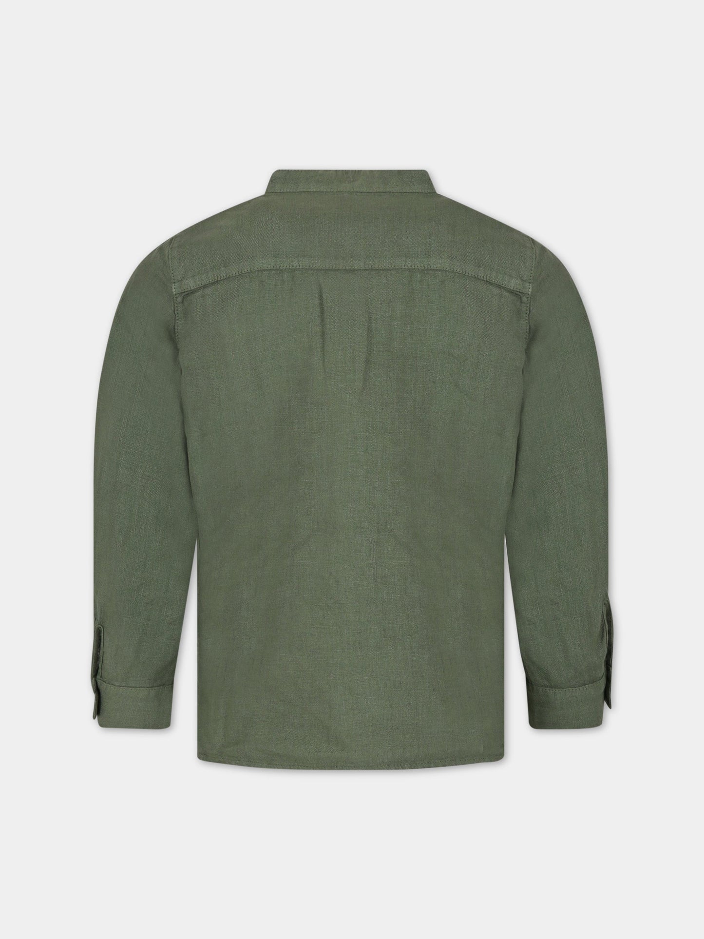 Camicia verde per bambino,Zhoe & Tobiah,LIN3 354