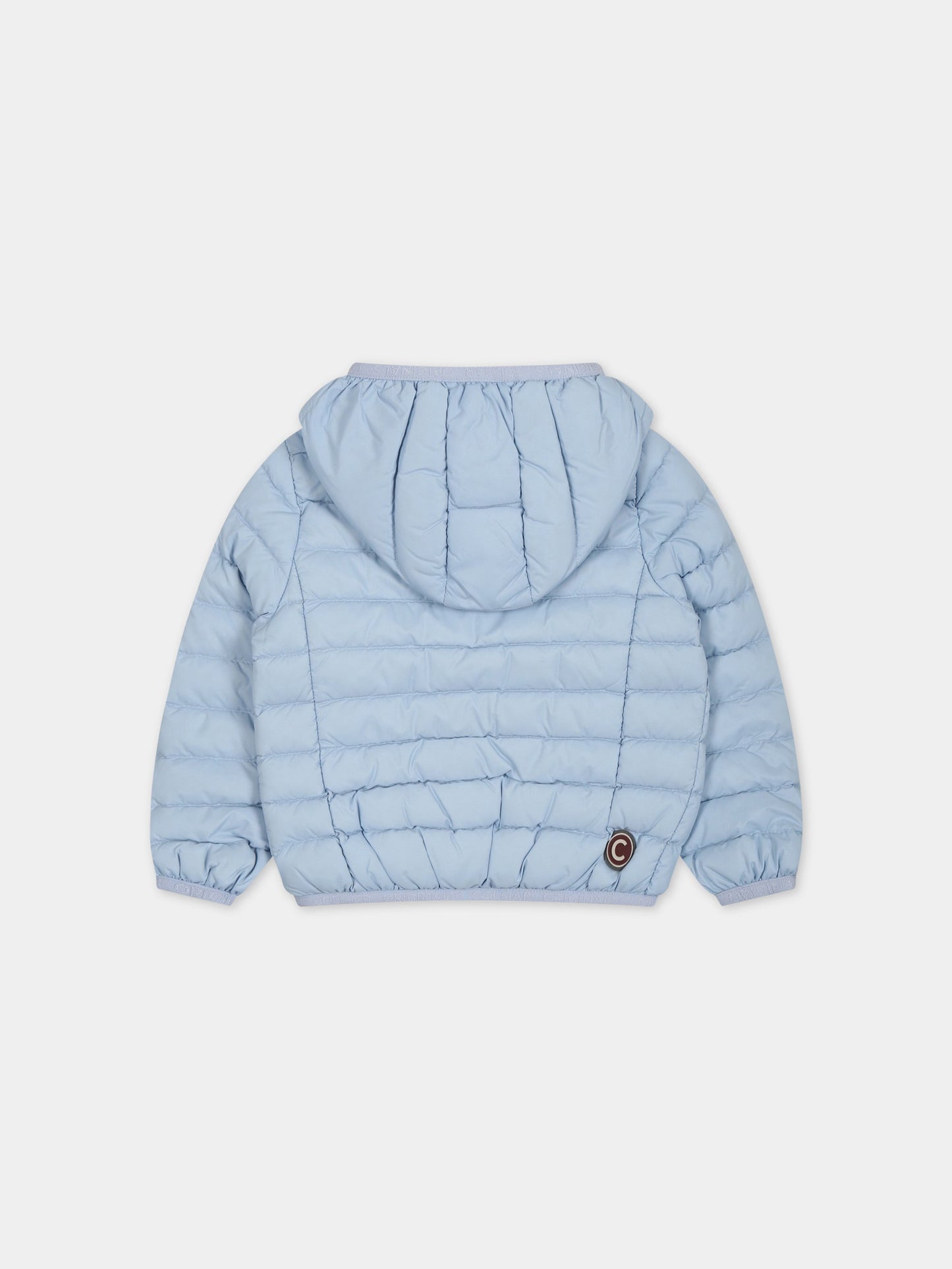 Piumino celeste per neonato con iconico logo,Colmar Originals Kids,3487B 8VX 241