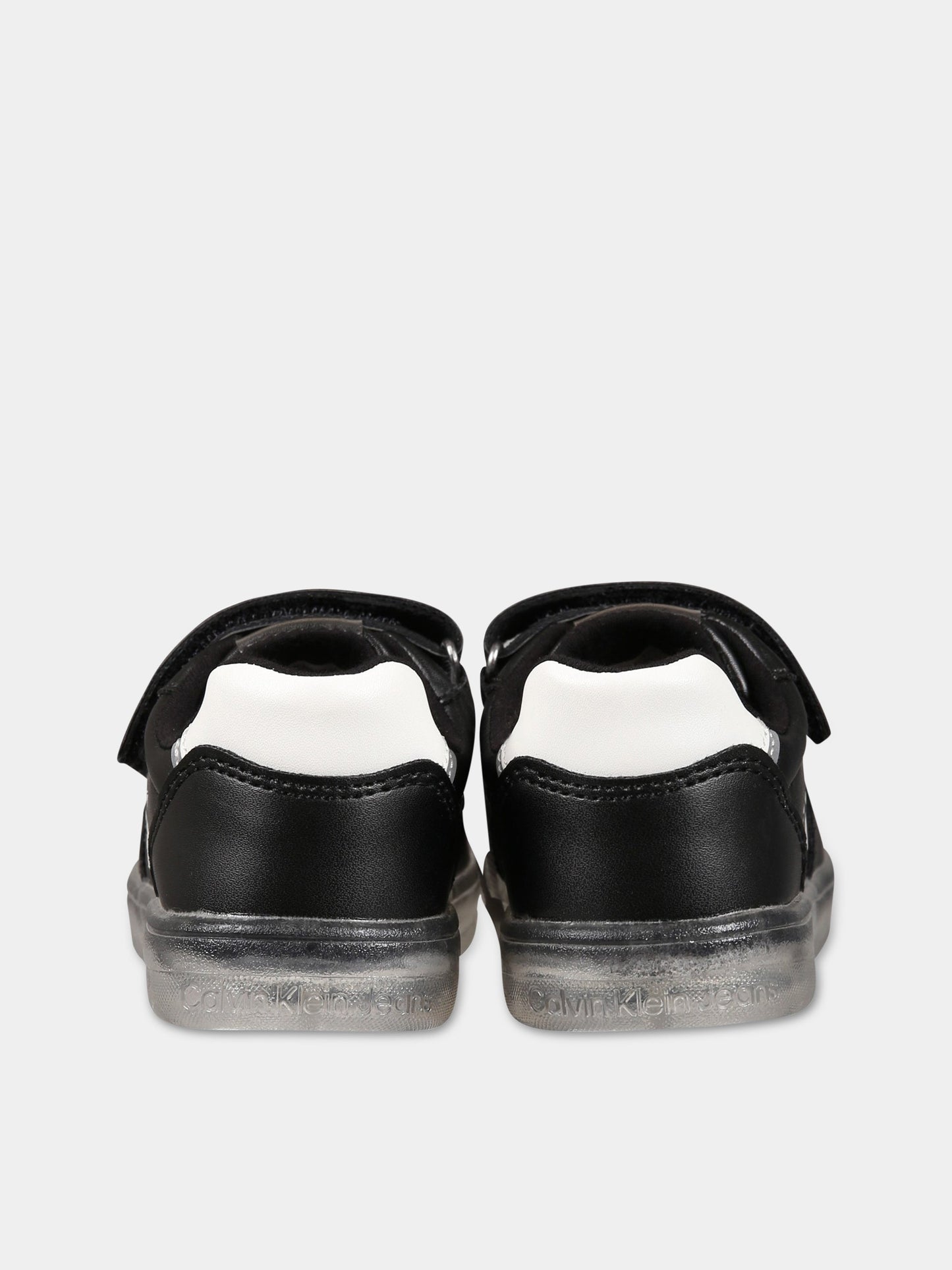 Sneakers nere per bambino con logo,Calvin Klein Kids,V1X9 80546 1355999