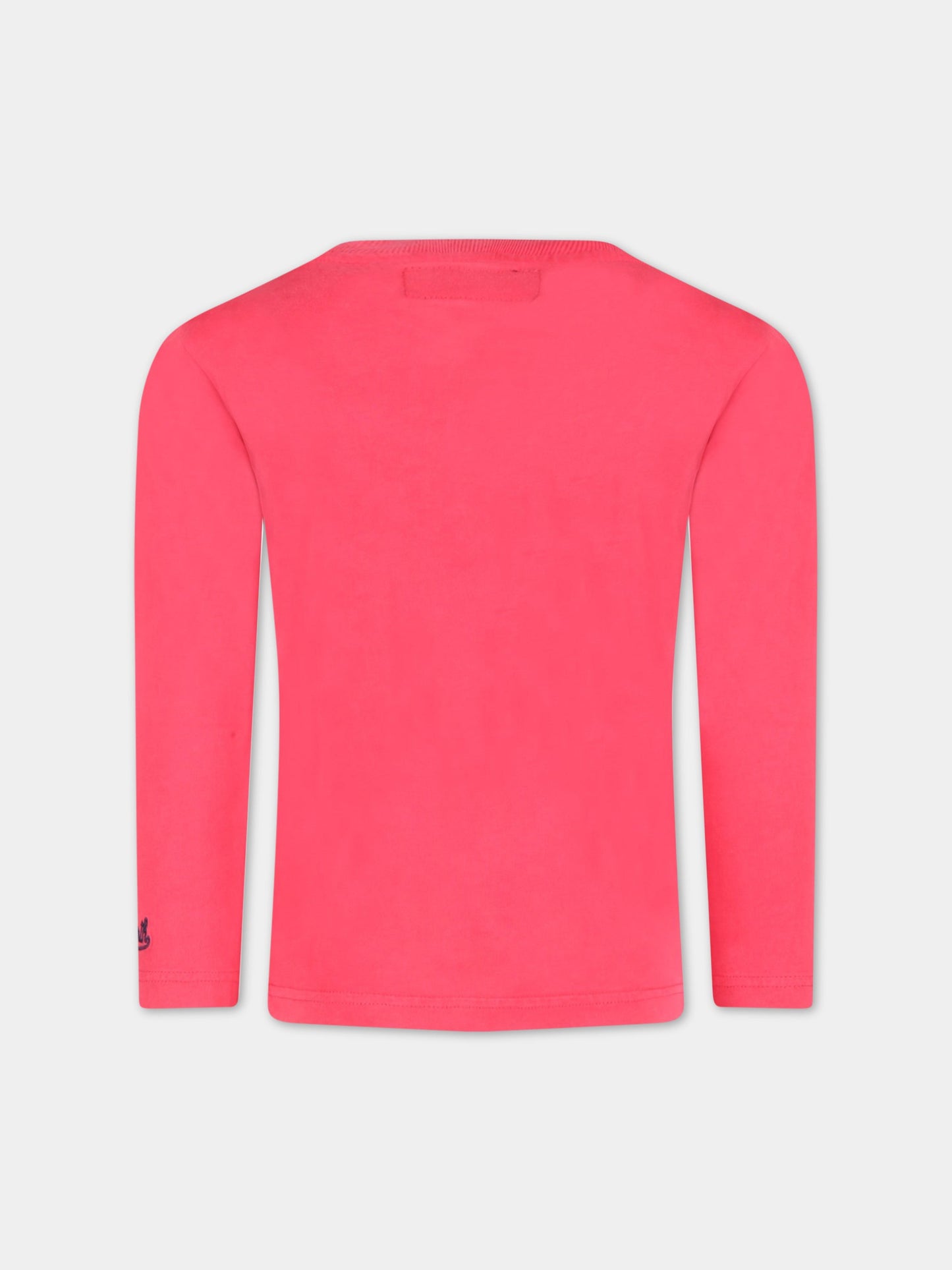 T-shirt rossa per bambino con Snoopy e scritta bianca,Mc2 Saint Barth,BOY0001 SNGN41