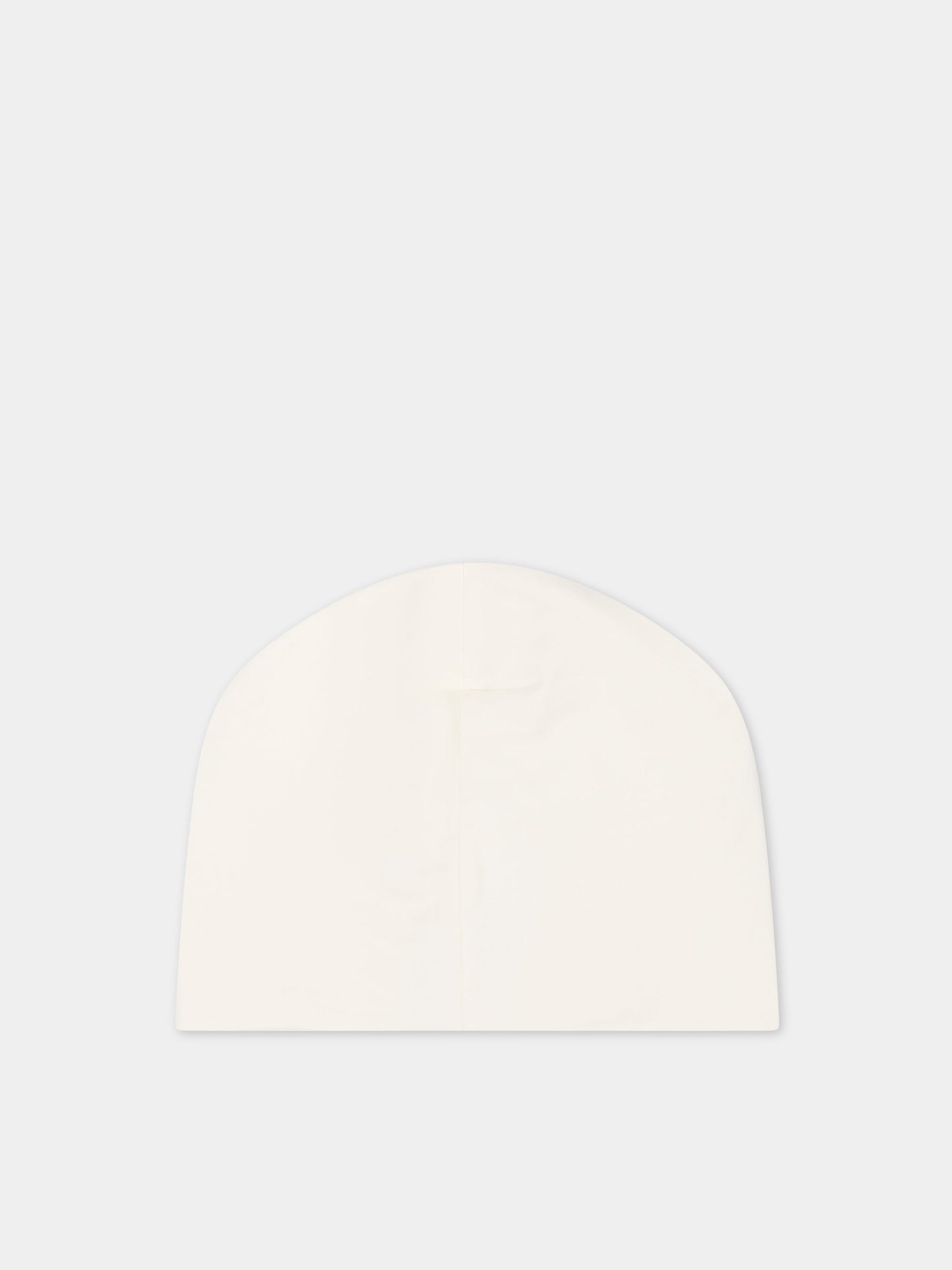 Berretto bianco per bambini con Teddy bear e logo,Moschino Kids,HSX00Z LDA16 10063