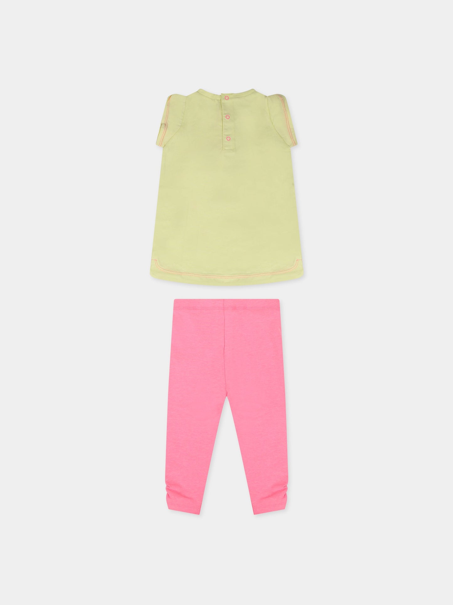 Completo multicolor per neonata con stampa,Billieblush,U08099 60B
