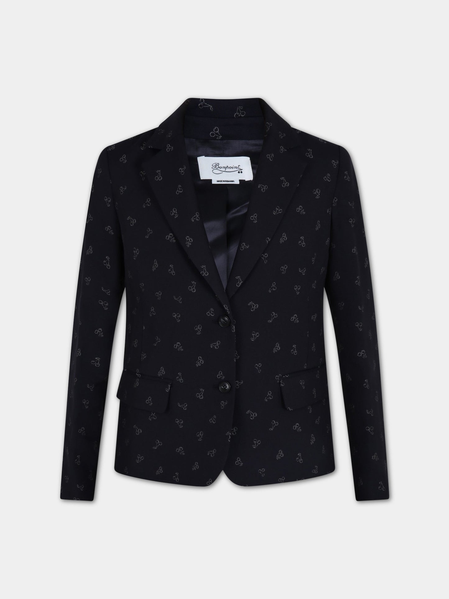 Giacca blu per donna con ciliegie,Bonpoint,H20JANETY 970