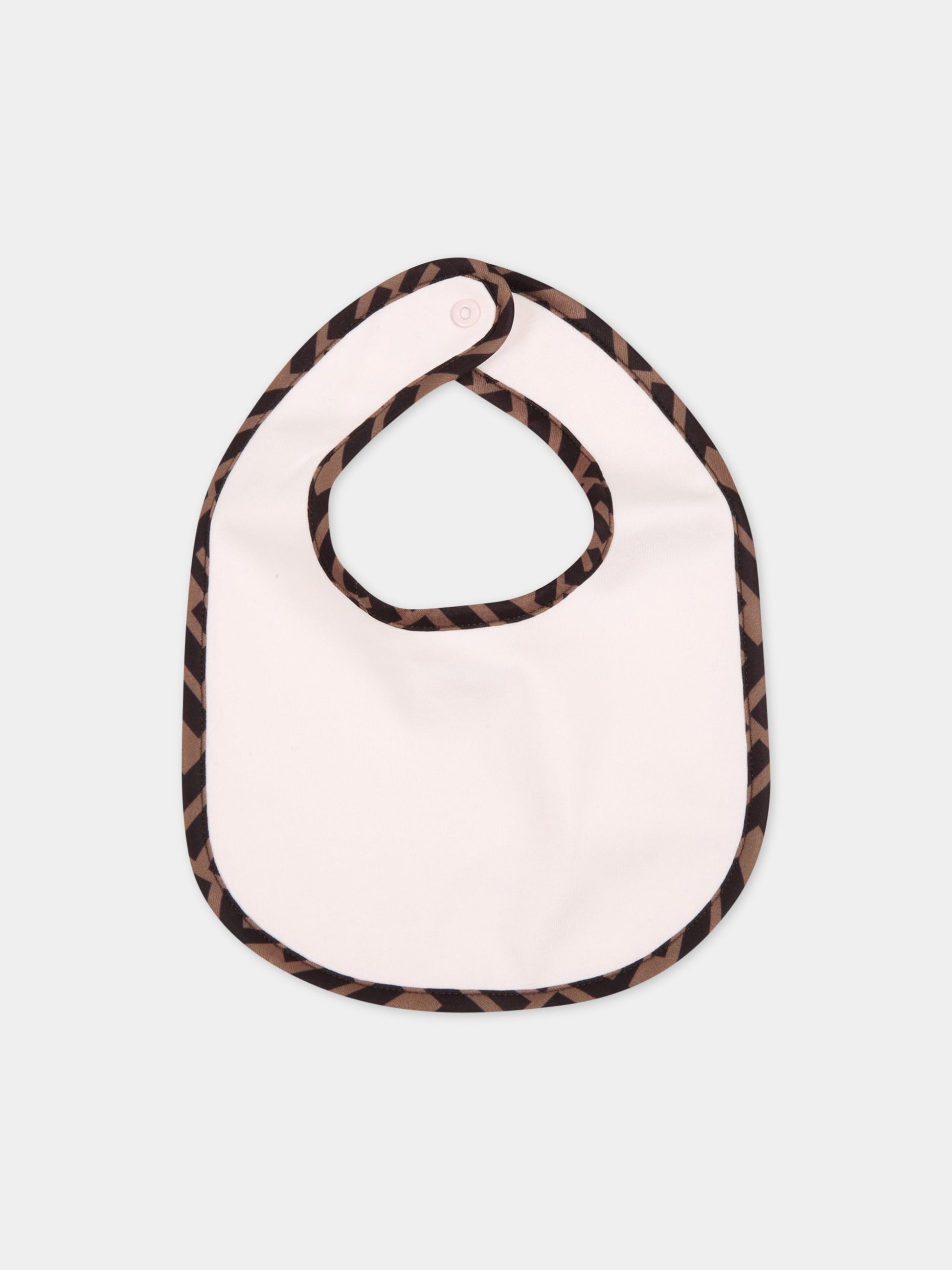 Set rosa per neonata con doppia FF,Fendi Kids,BUK068 ACVP F0C11