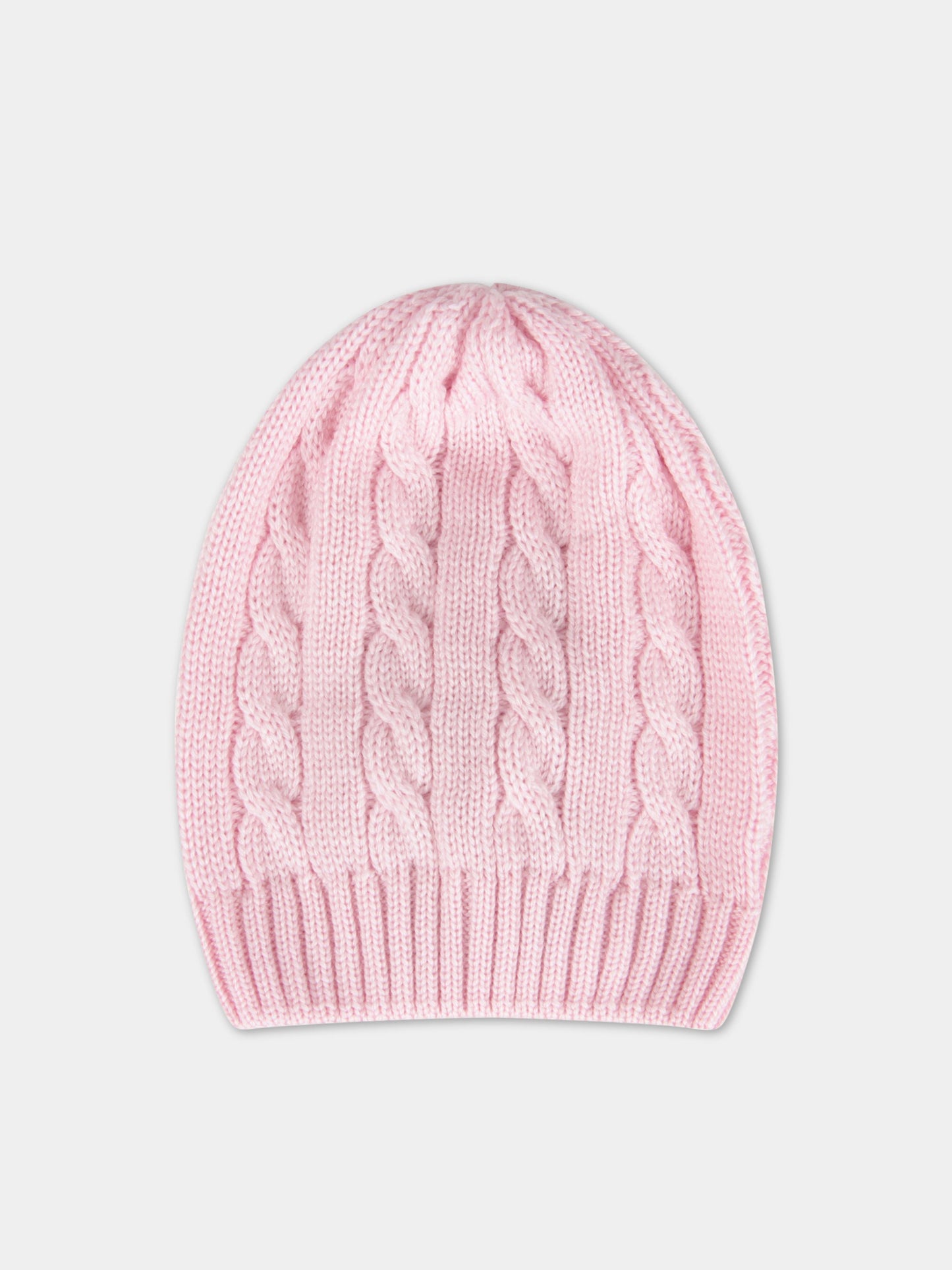 Cappello rosa per neonata.,Little Bear,1120 CICLAMINO