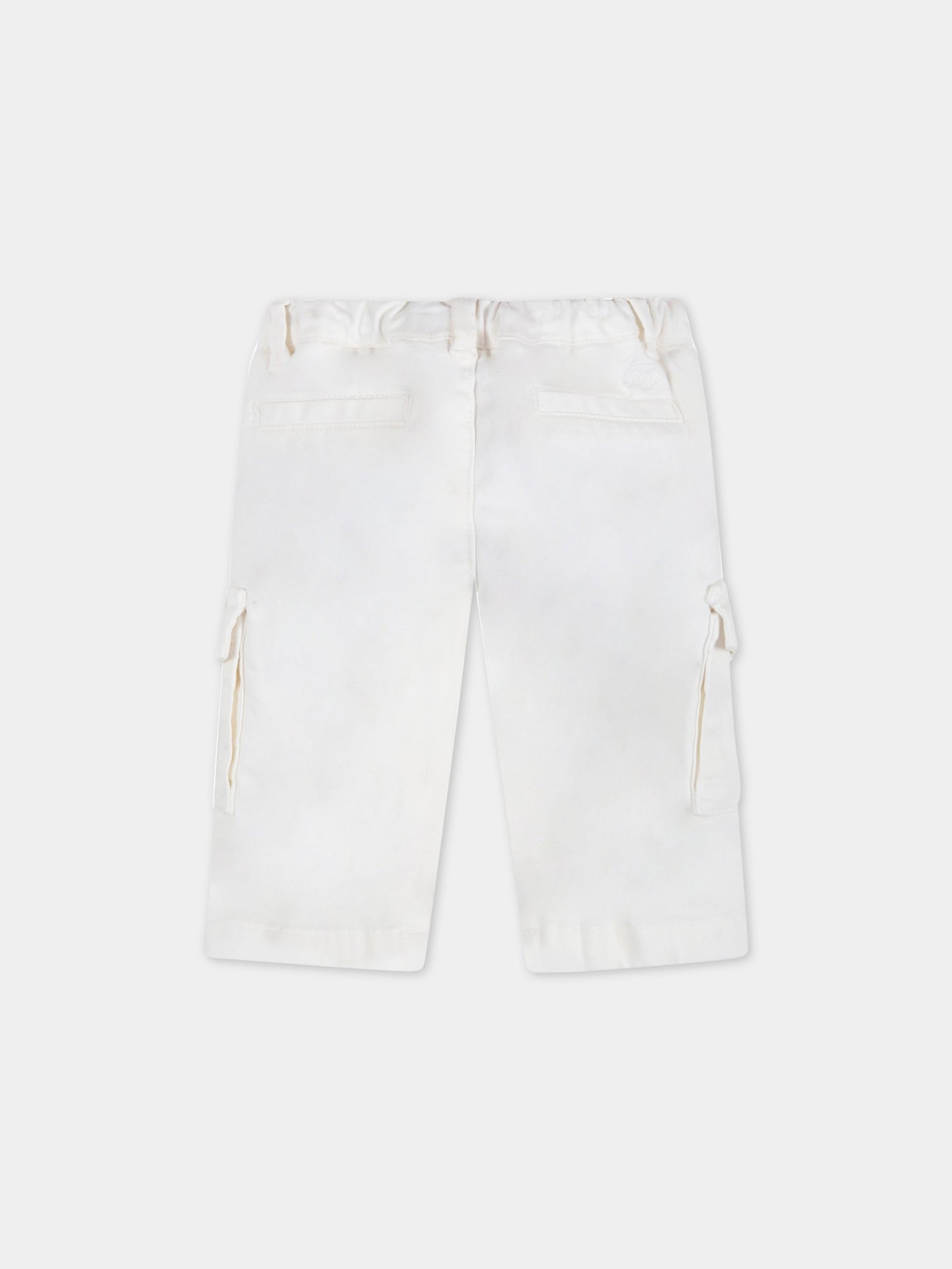 Pantalone bianco per neonato,Fay Kids,5P6320 Z0078 101