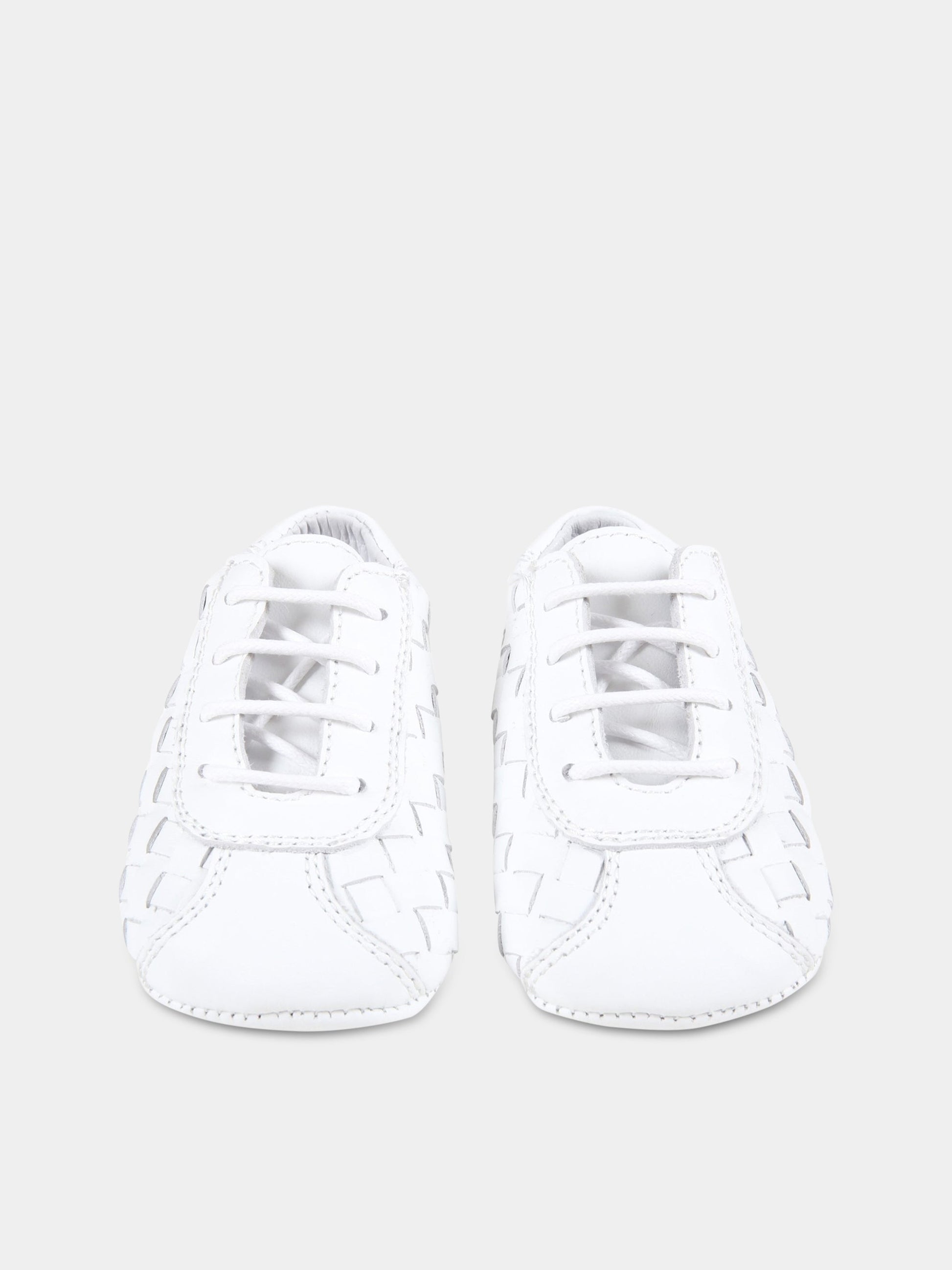 Scarpe bianche da culla per neonati,Gallucci Kids,C00038AM337100