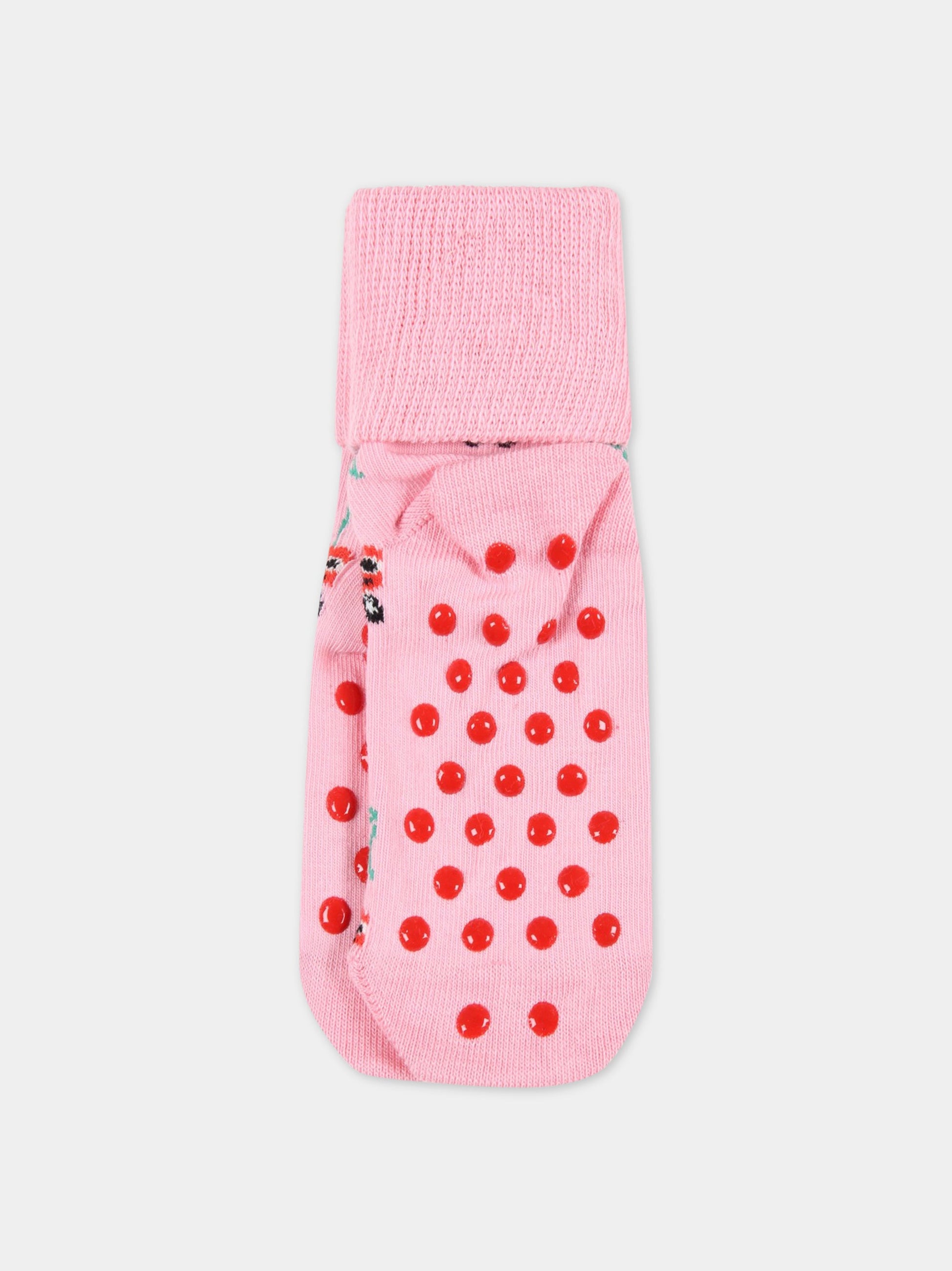 Set multicolor per neonata con frutta,Happy Socks,87421KS000069 KFRM19 3000