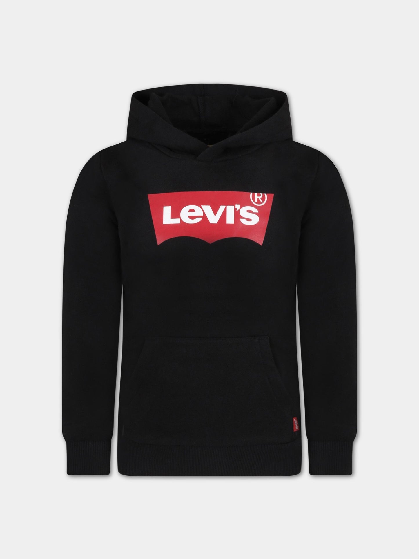 Felpa nera per bambini con logo,Levi's Kids,21WMLKE8778 023