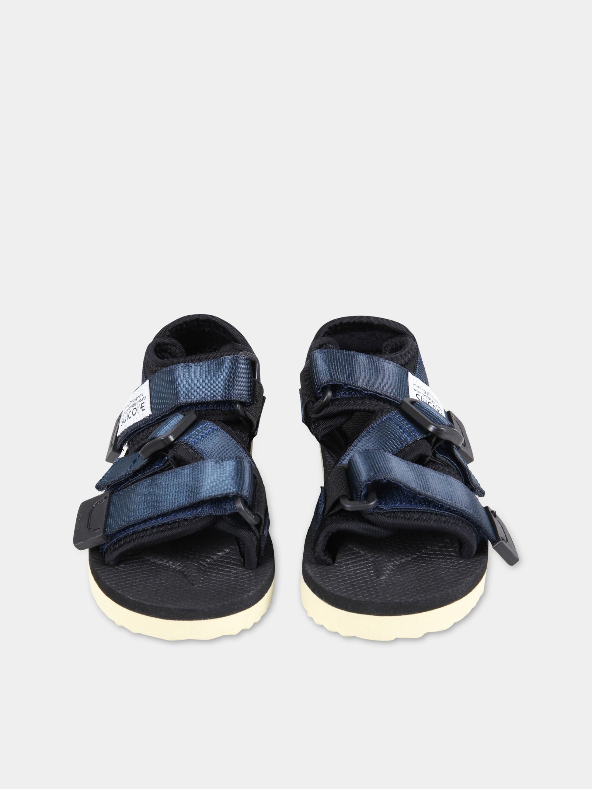 Sandali  Kisee  blu per bambino con logo,Suicoke,OG-044-KIDS_003