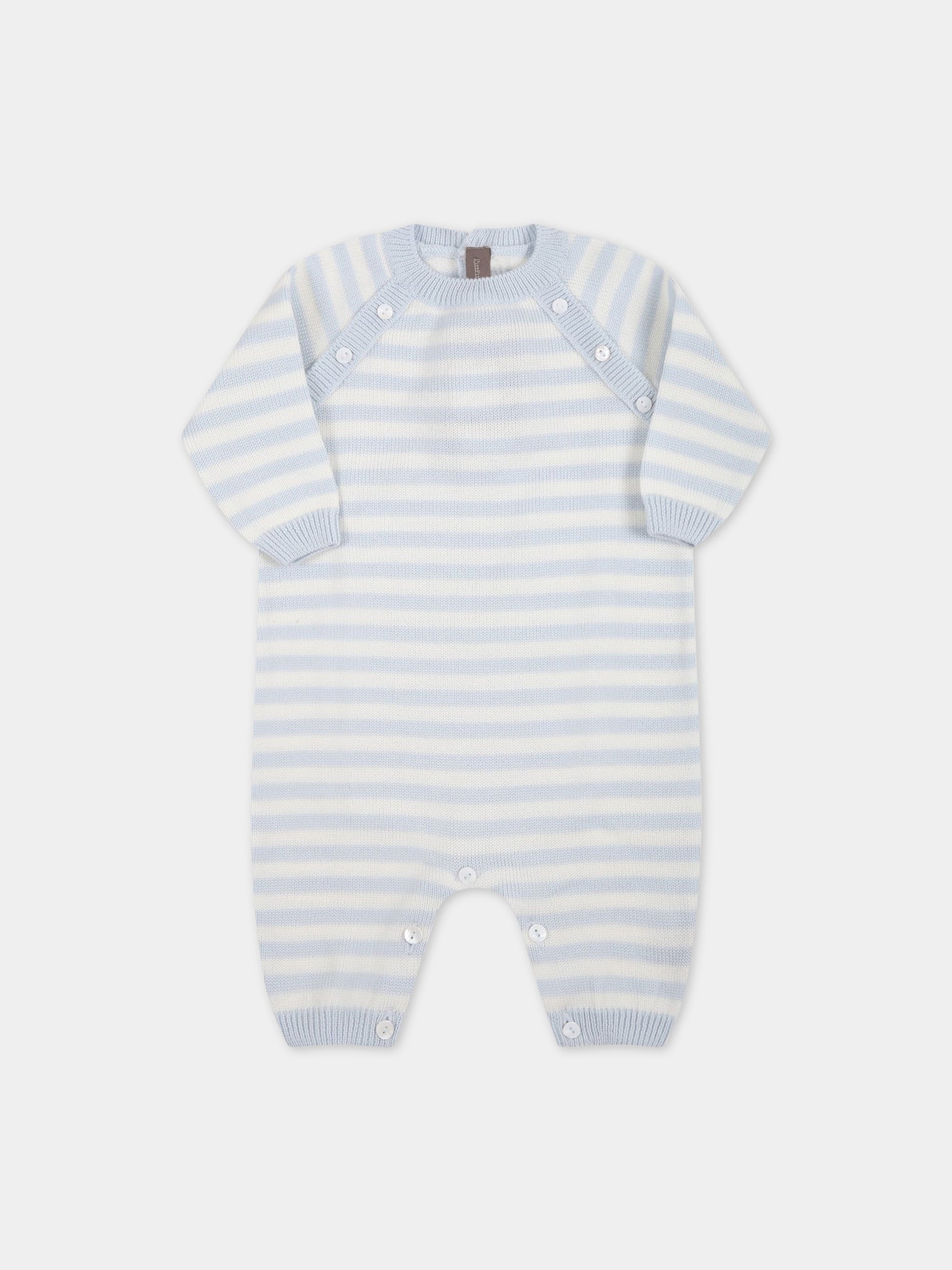 Tutina multicolor per neonato,Little Bear,3101 CIELO/LATTE