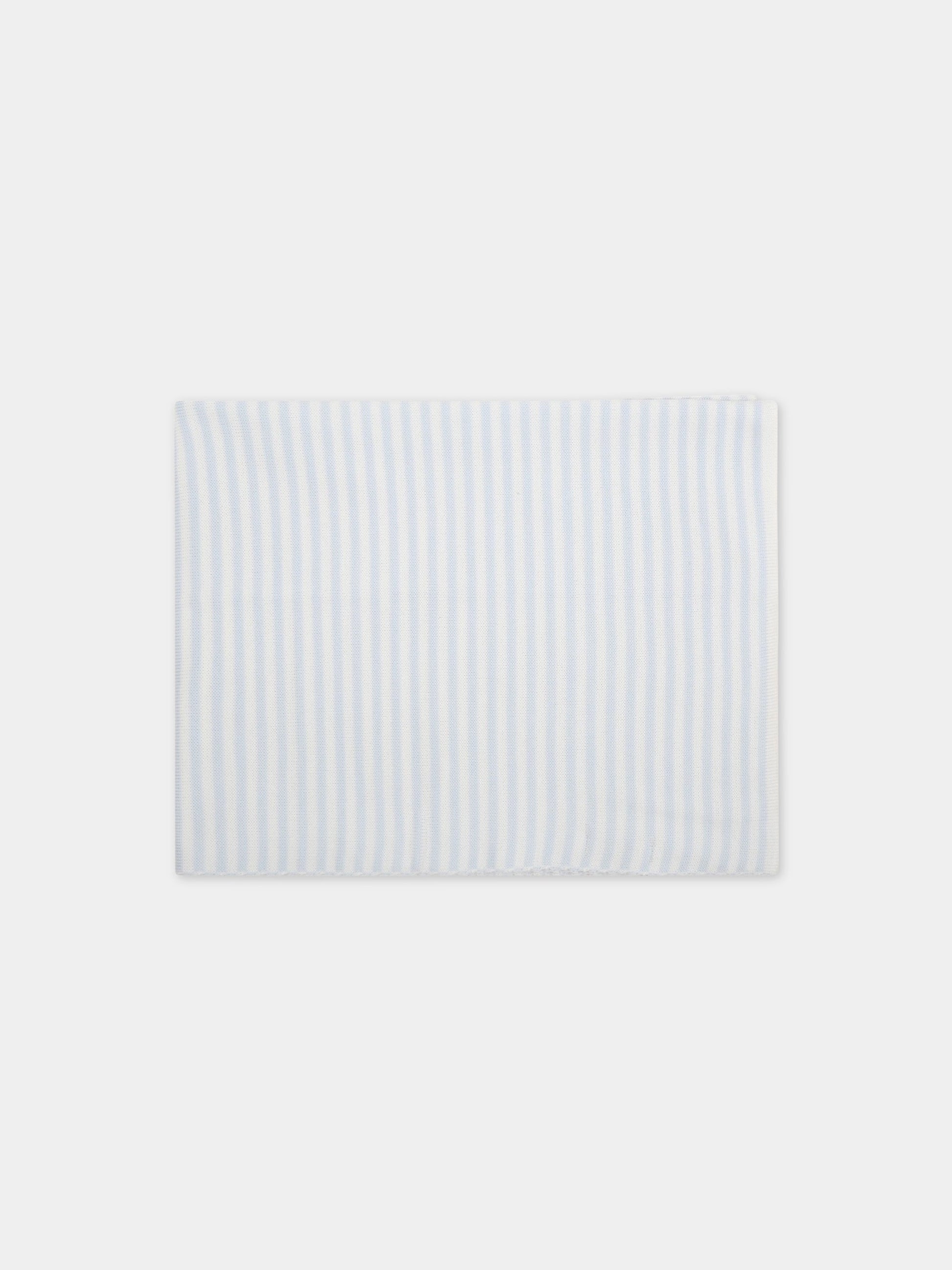 Coperta multicolor per neonati,Little Bear,3100 LATTE/CIELO