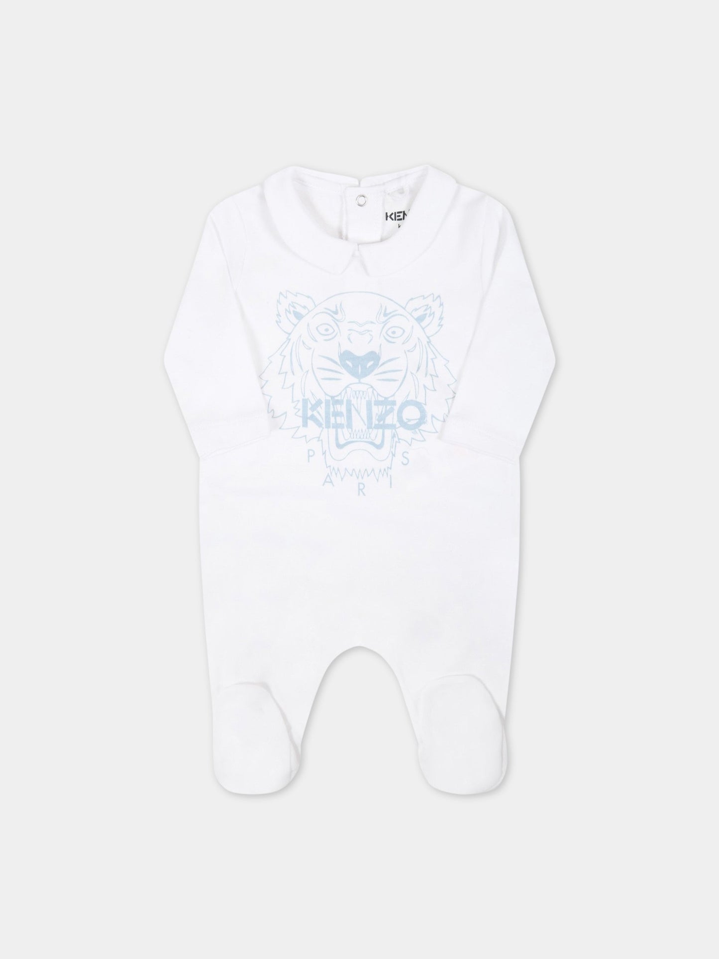 Set multicolor per neonato con logo e iconica tigre,Kenzo Kids,K90009 773