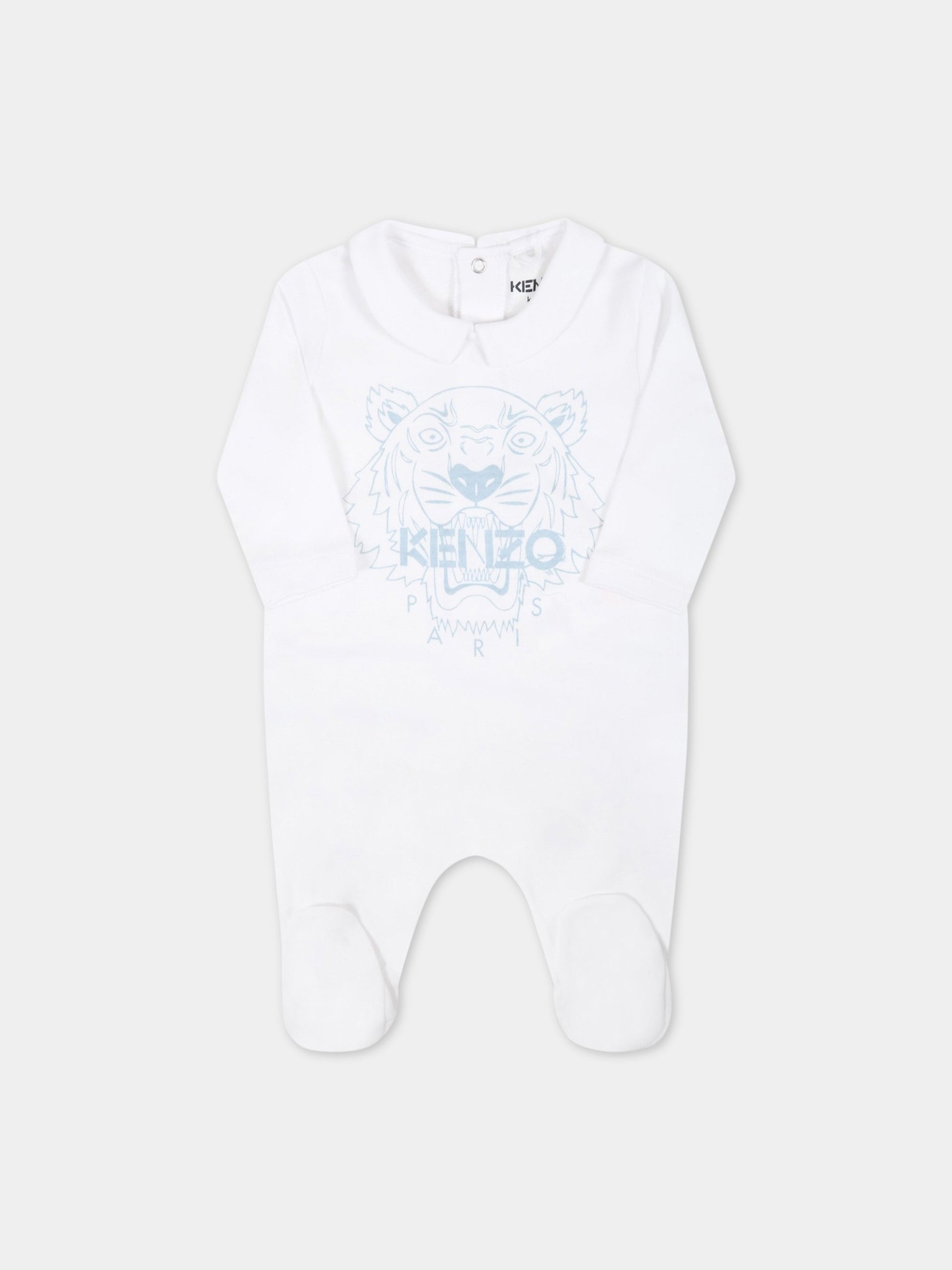 Set multicolor per neonato con logo e iconica tigre,Kenzo Kids,K90009 773