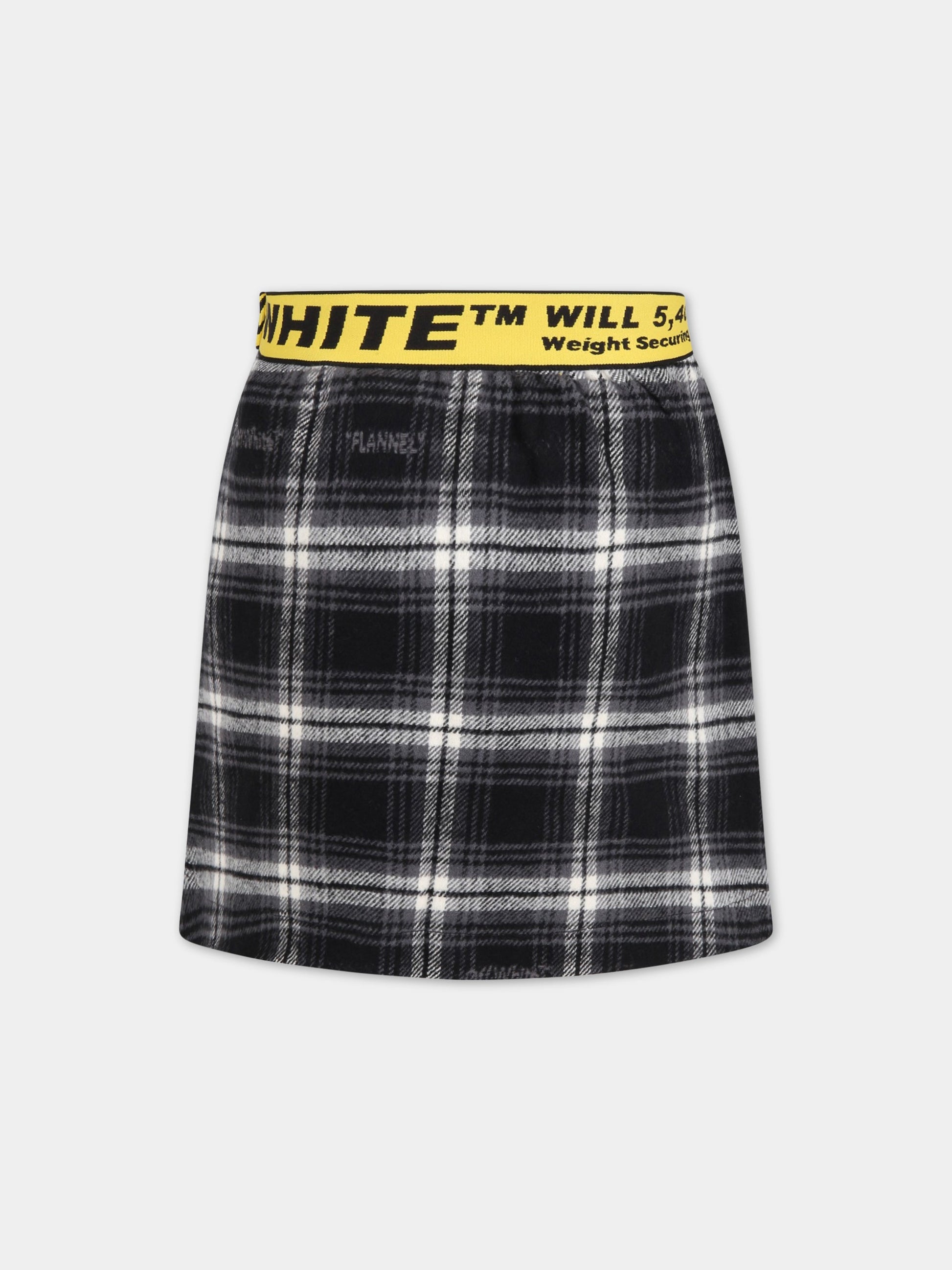 Gonna multicolor per bambina con loghi,Off White,OGCC003F21FAB002 1018