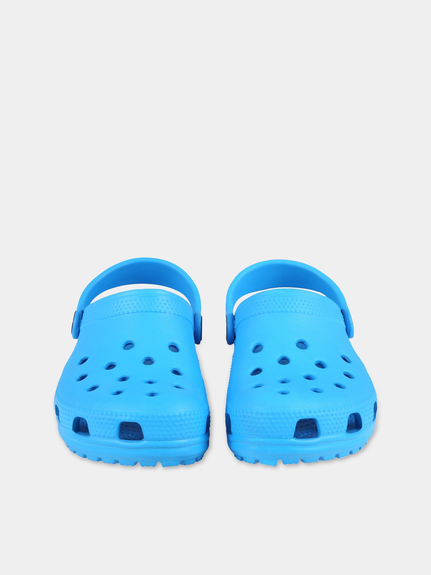 Sabot azzurri per bambini con logo,Crocs,204536 OCEA