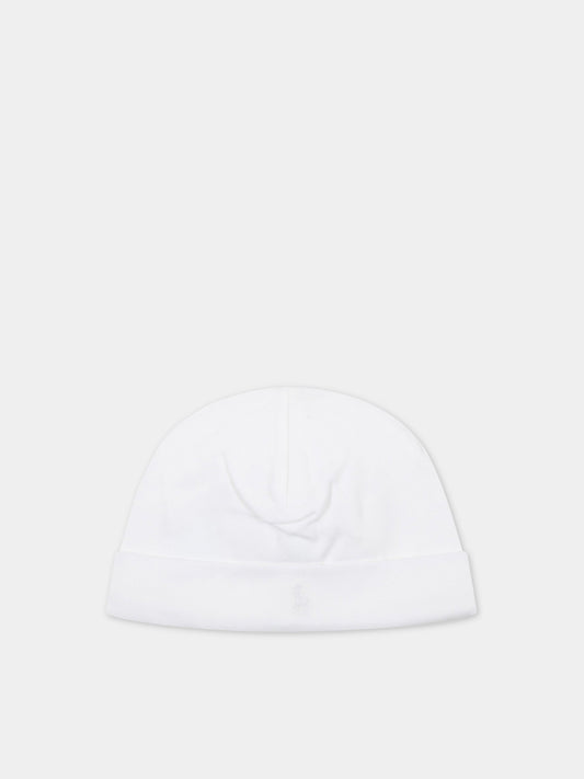 Cappello bianco per neonati,Ralph Lauren Kids,552454004