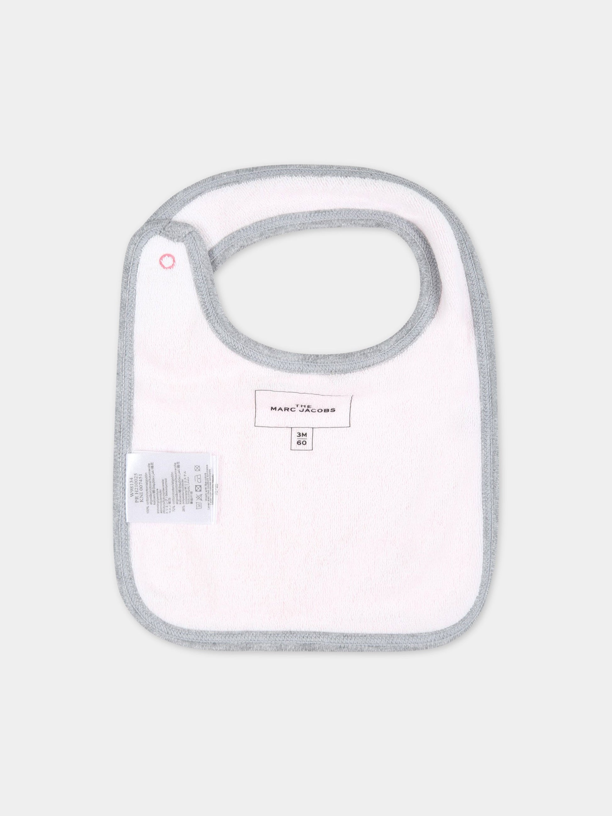 Set multicolor per neonata con logo,Little Marc Jacobs,W98134 GRIGIO