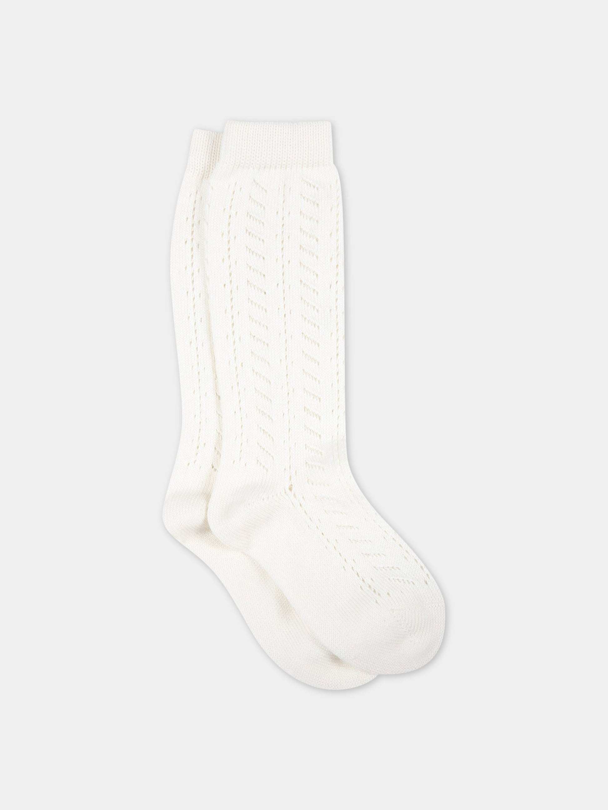 Calze avorio per bambina,Story Loris,3060 K0