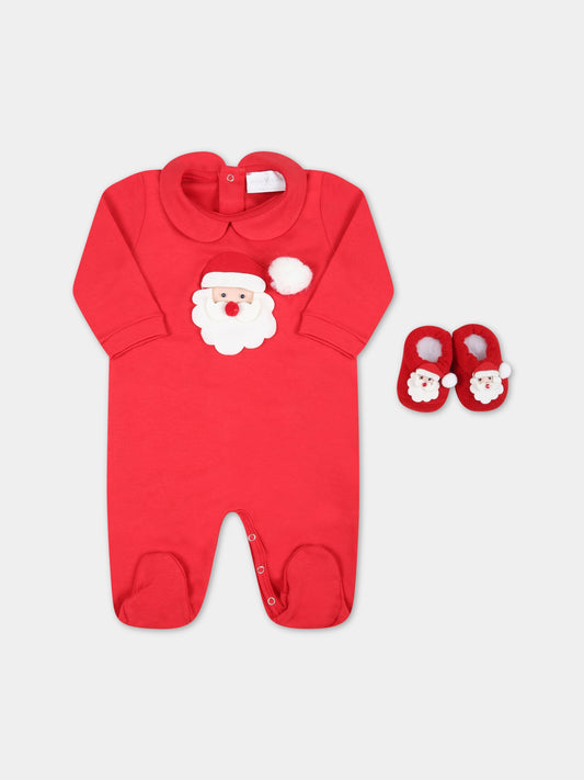 Set rosso per neonati con Babbo Natale,Story Loris,24233 YG9