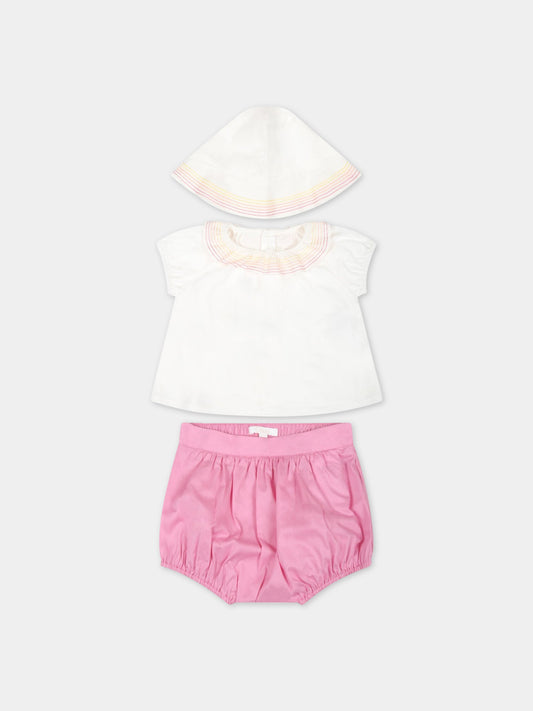 Set multicolor per neonata,Chloé Kids,C98265 495