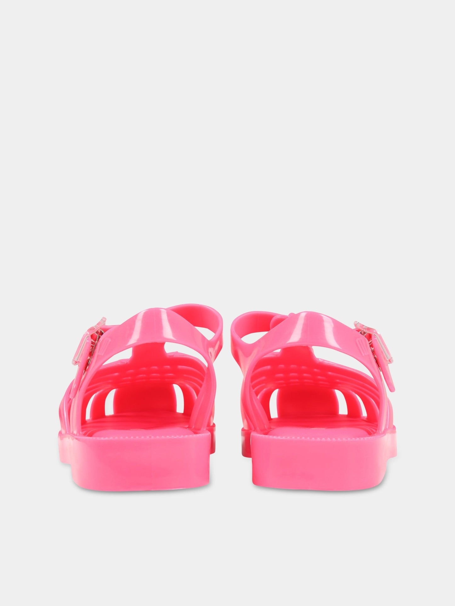 Sandali fucsia fluo per bambina,Mini Melissa,32409 06710