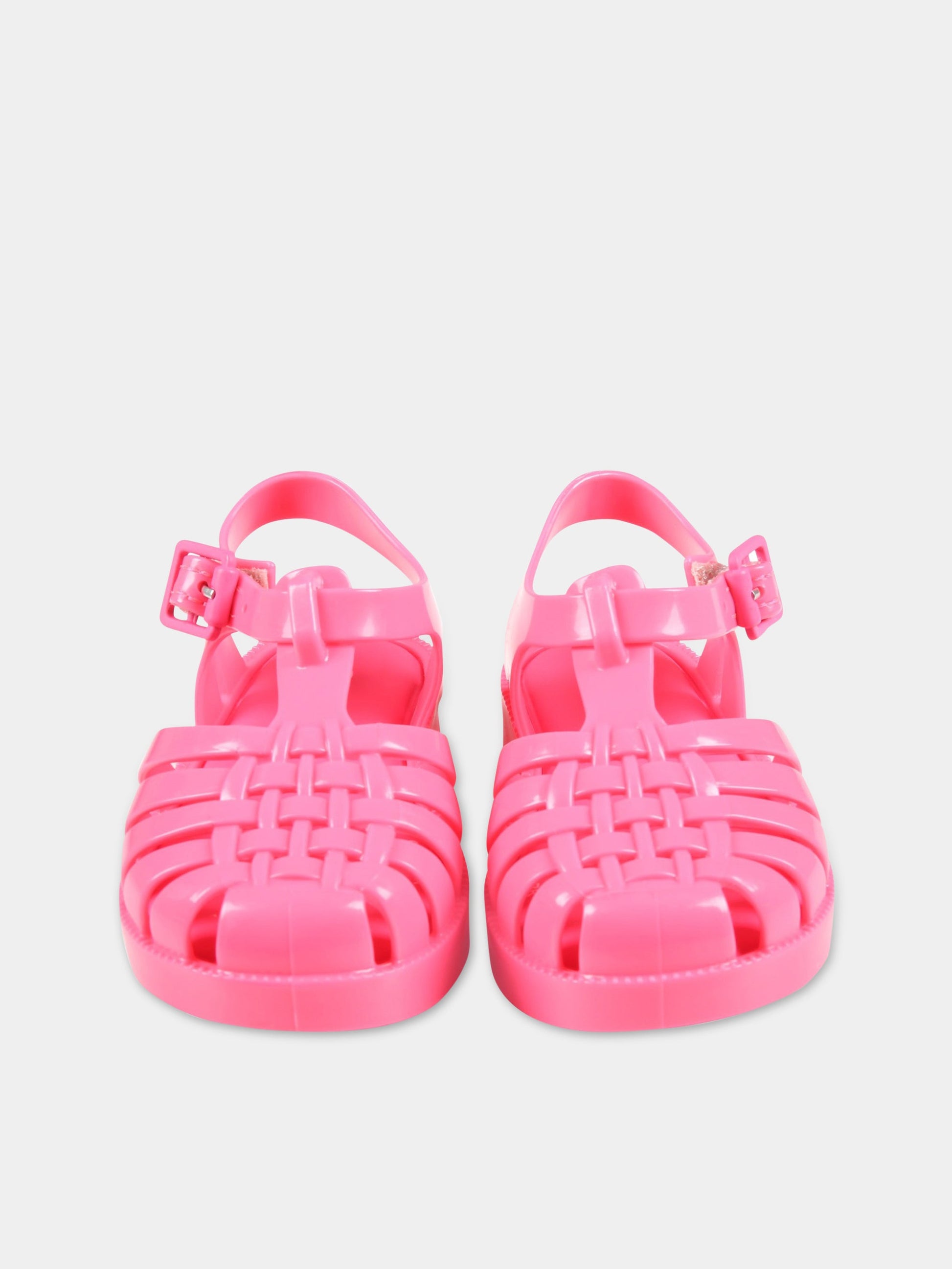 Sandali rosa fluo per bambina,Mini Melissa,32410 06710