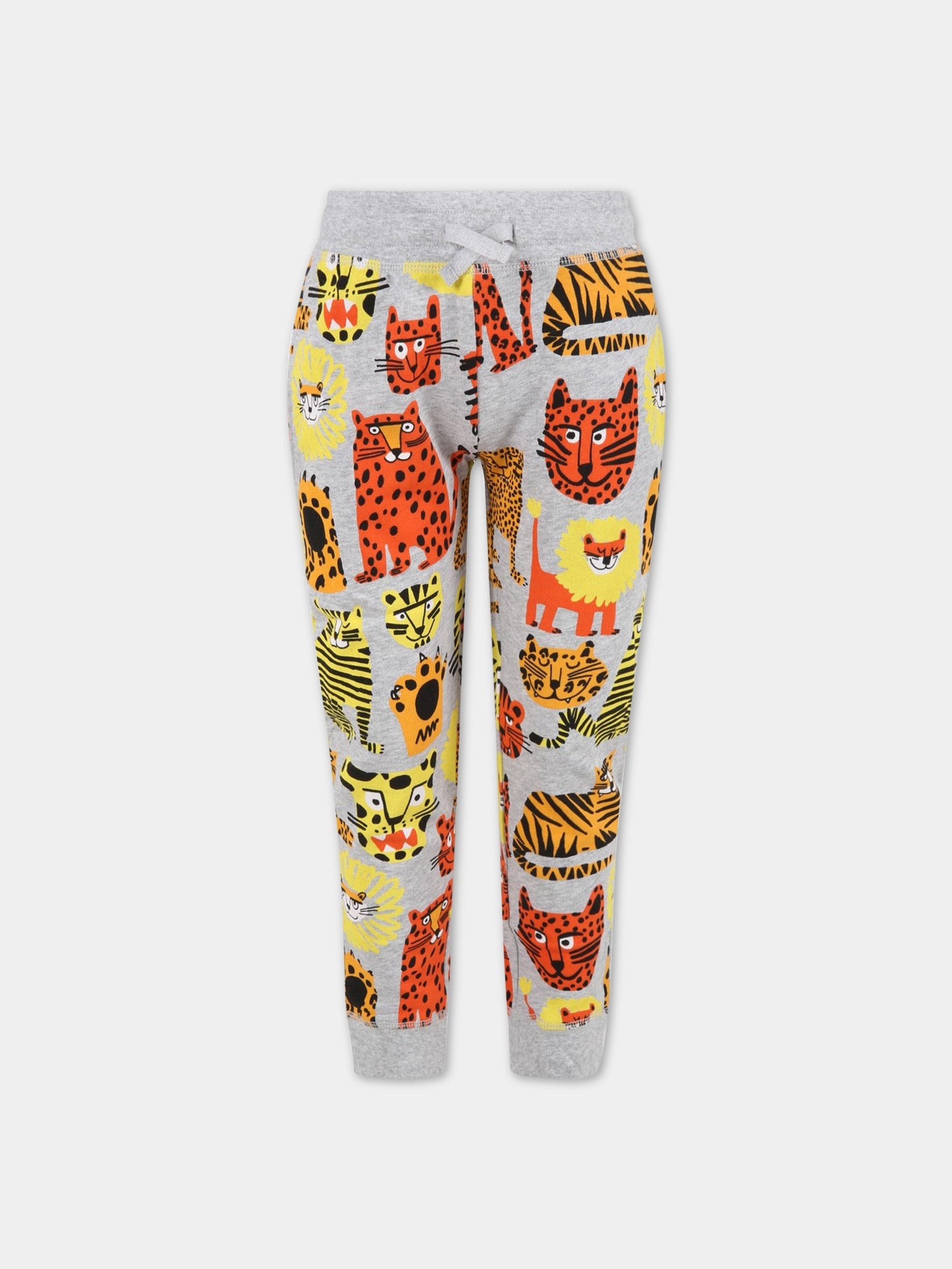 Tuta grigia per bambino con animali,Stella Mccartney Kids,602855 SQJ17 H142