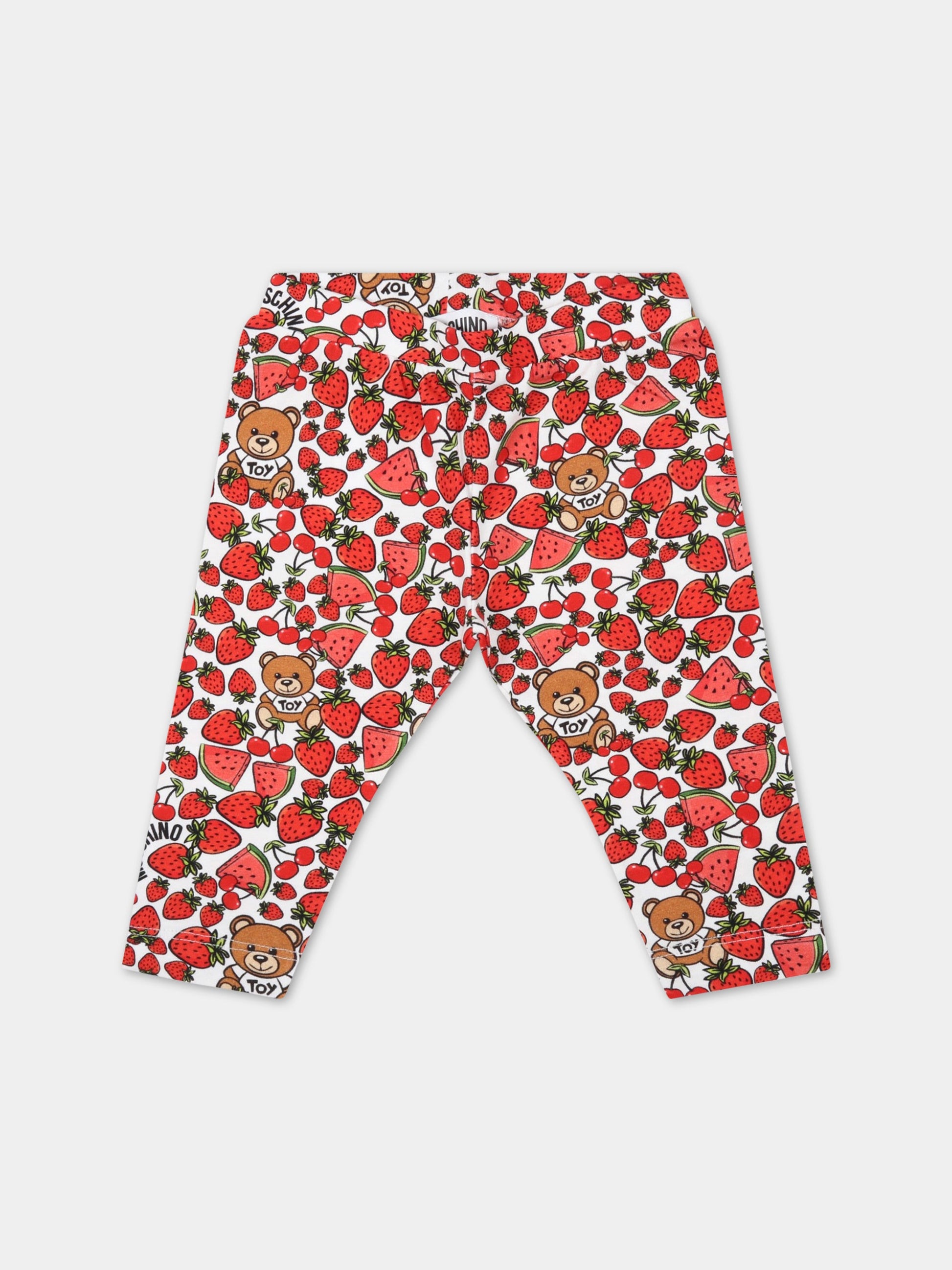 Completo multicolor per neonata con Teddy Bears,Moschino Kids,MAG002 LBB90 50109