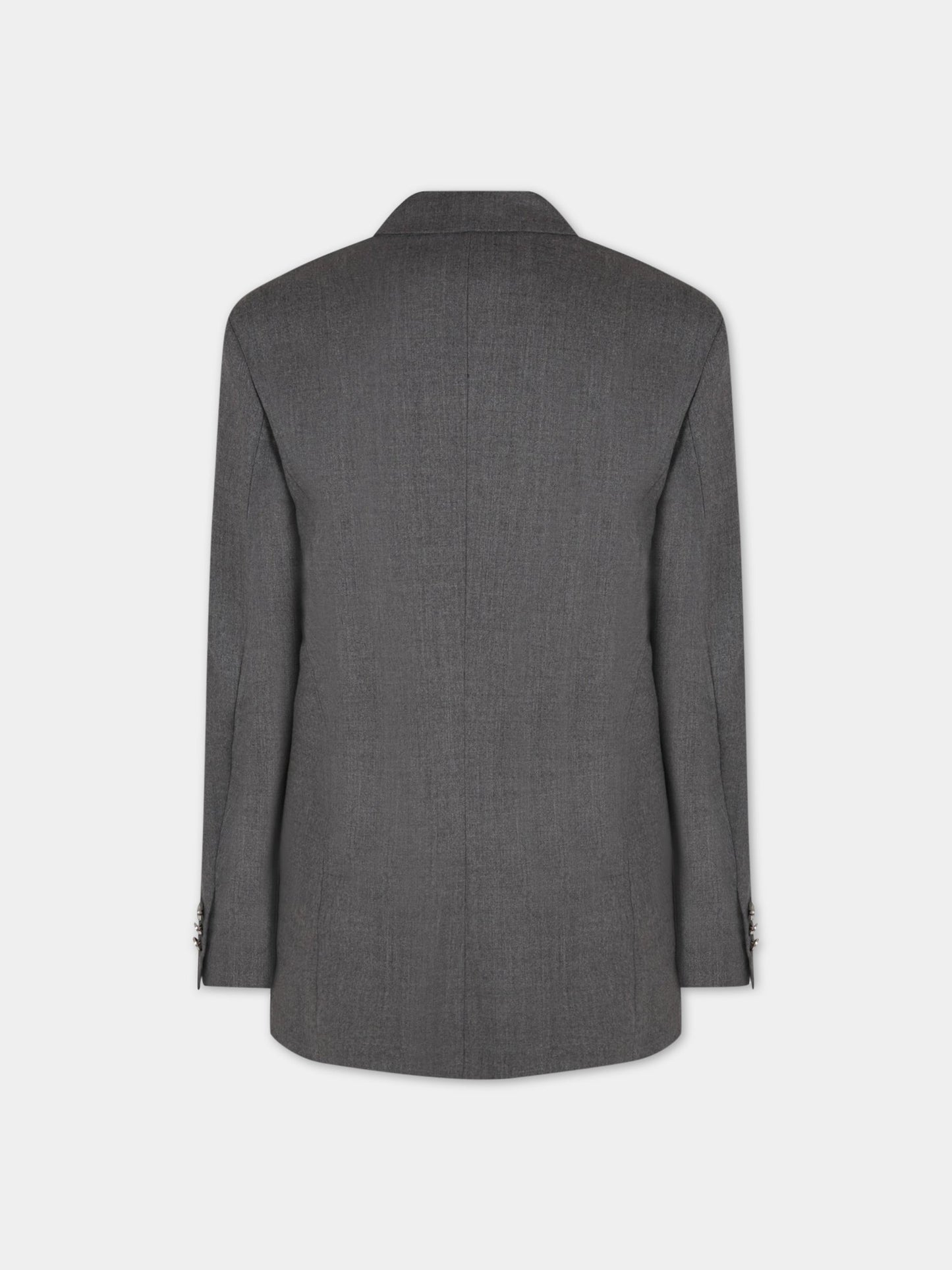 Giacca grigia per bambini,Balmain Kids,6P2517 I0008 912